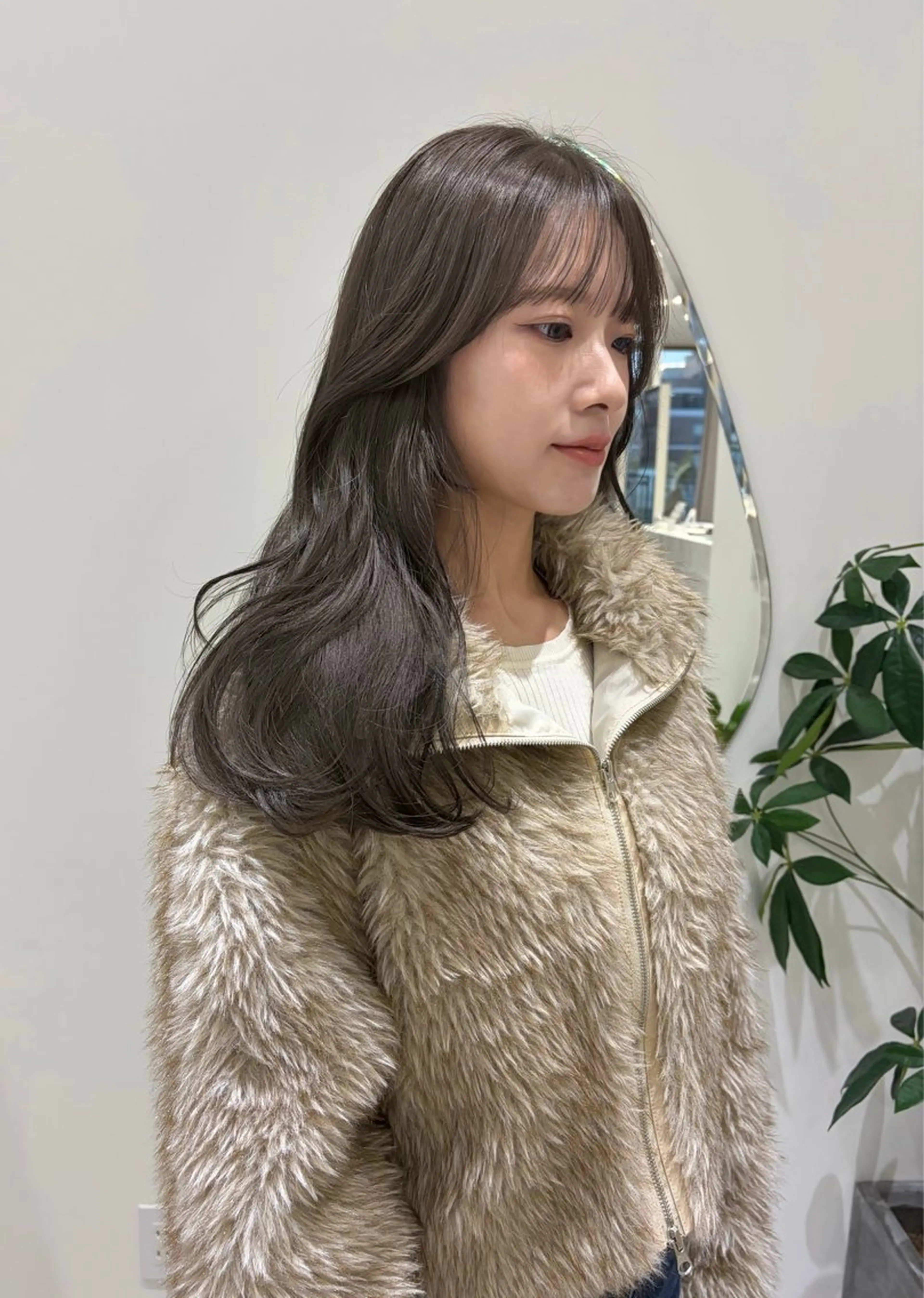 セミロング カラー カット ヘアカラー トリートメント nakahara madokaのヘアスタイル