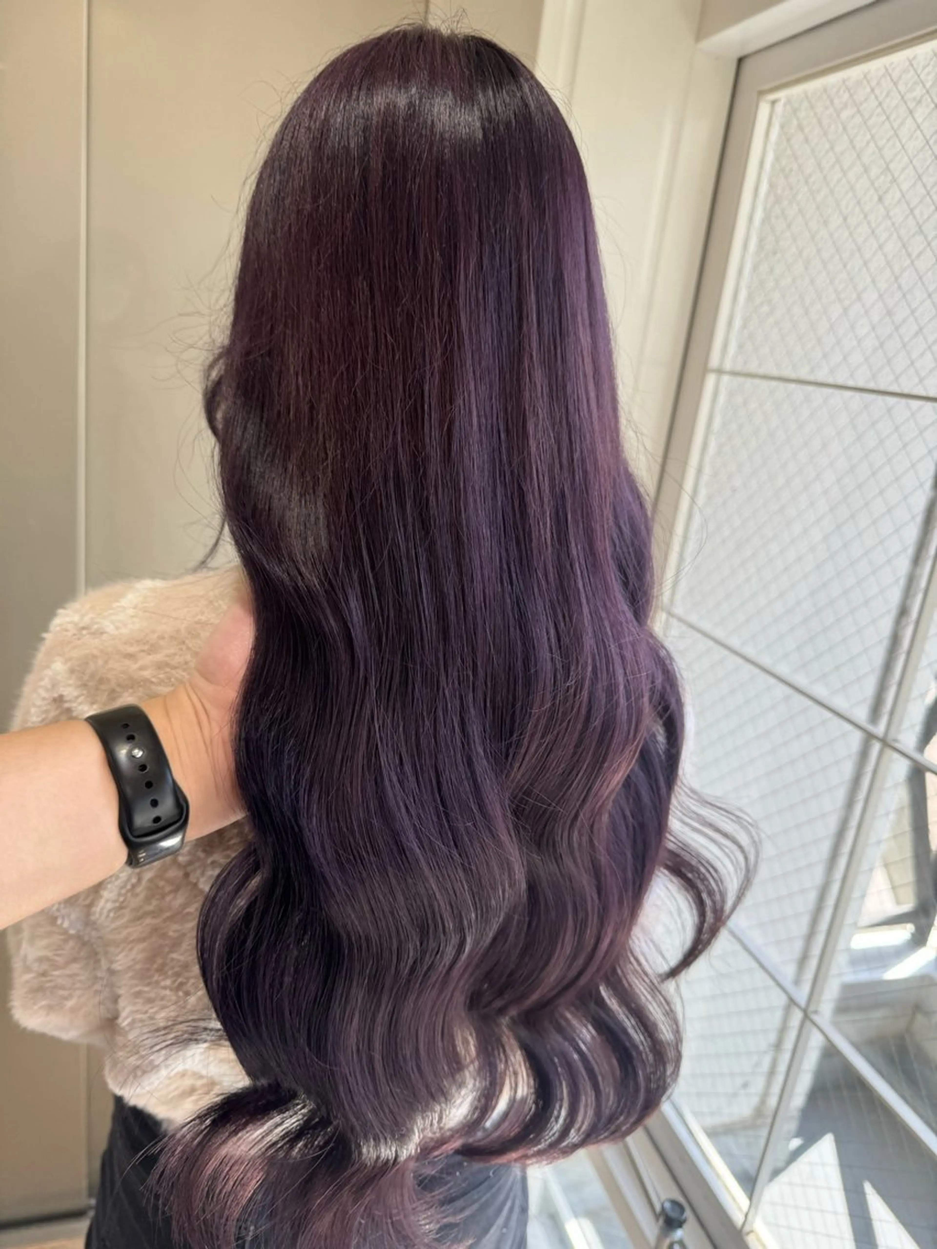 ロング パープルカラー ✨髪質改善美容師 永森祥太✨のヘアスタイル