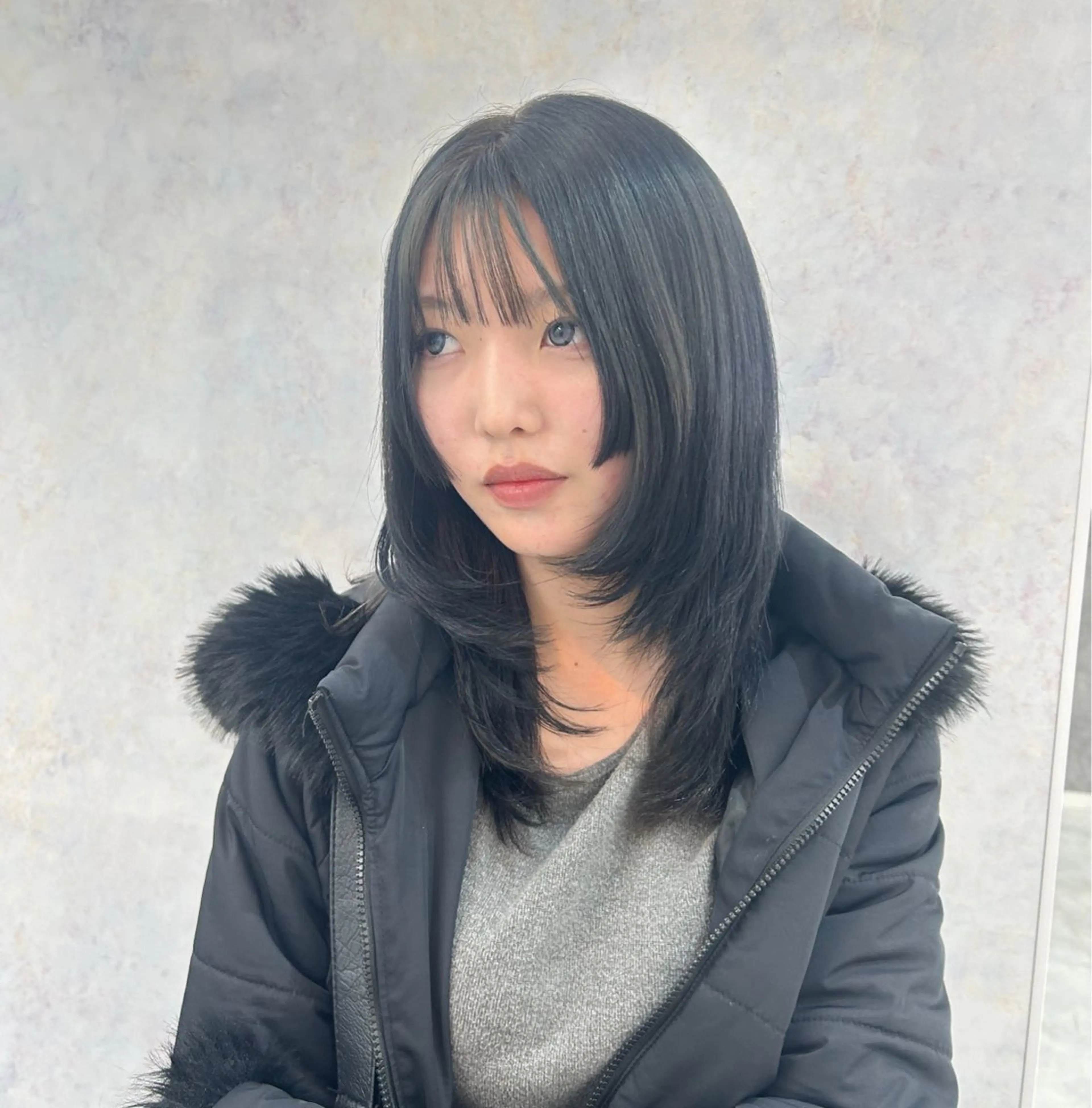 セミロング 🥀YUIHA🥀 テザインカラー♥のヘアスタイル