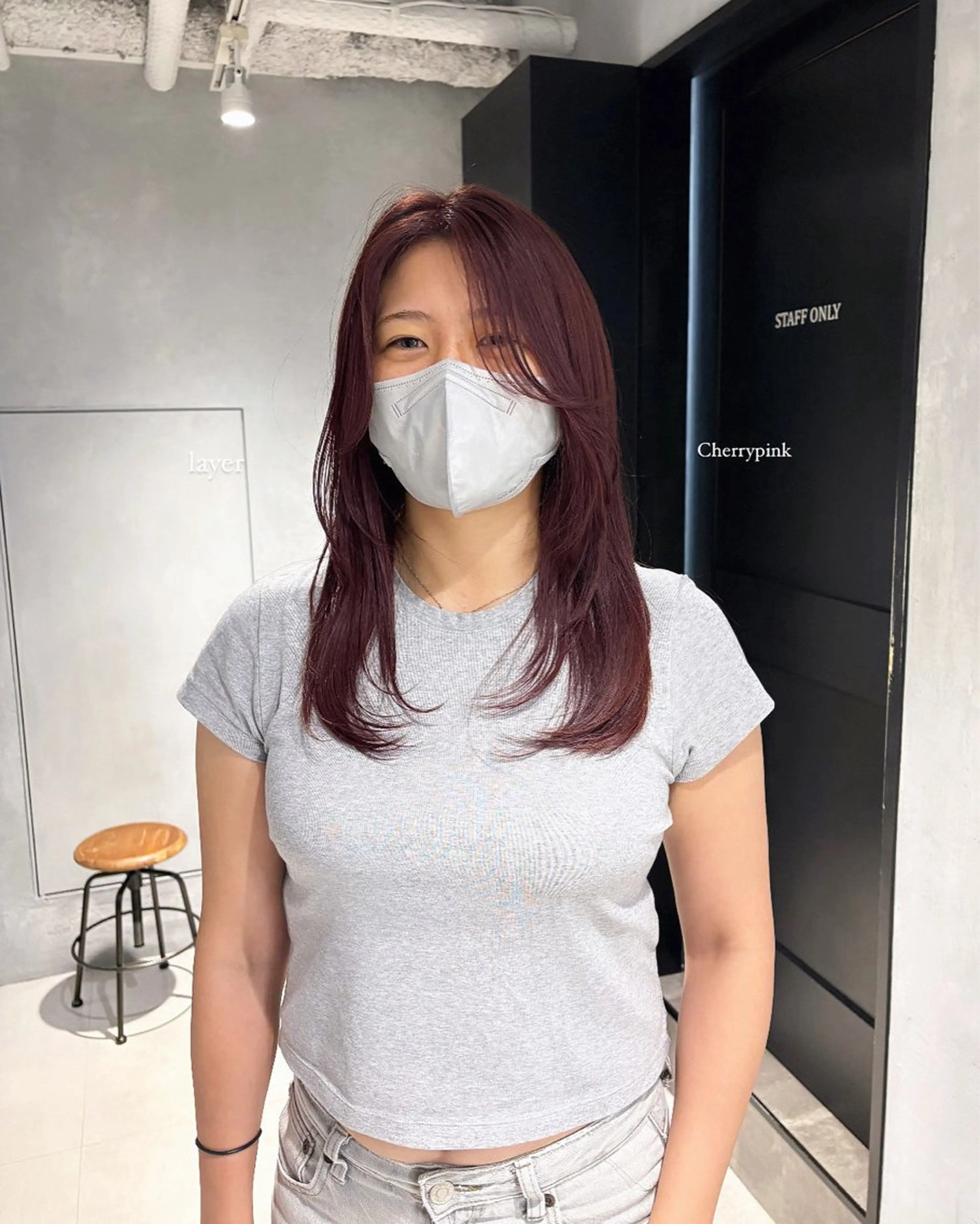セミロング カラー カット ヘアカラー マンツーマン半個室 tamuraのヘアスタイル