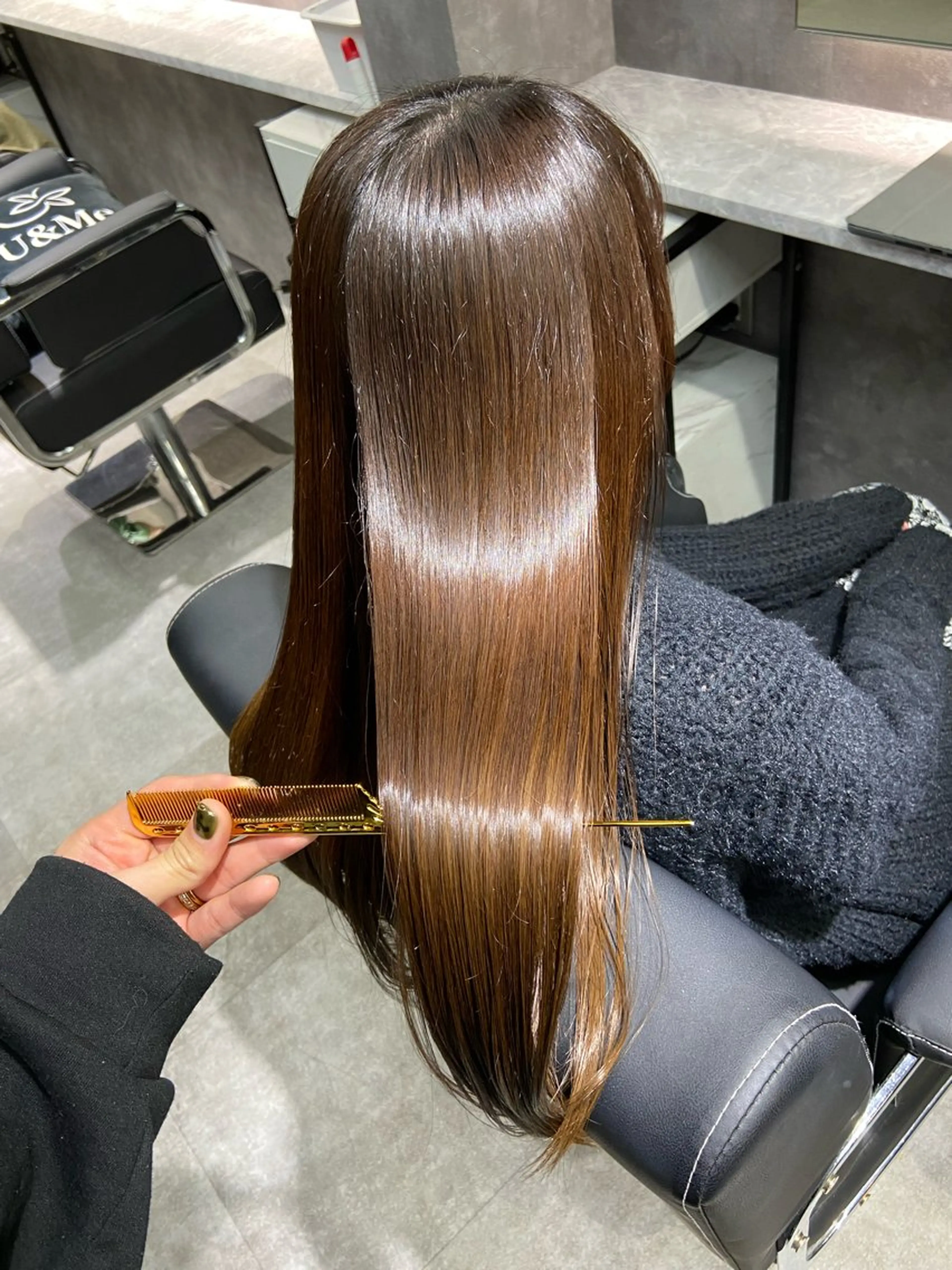 ロング 髪質改善 トリートメント 🦉静かに過ごしたい 方、個室席🦉タナカのヘアスタイル