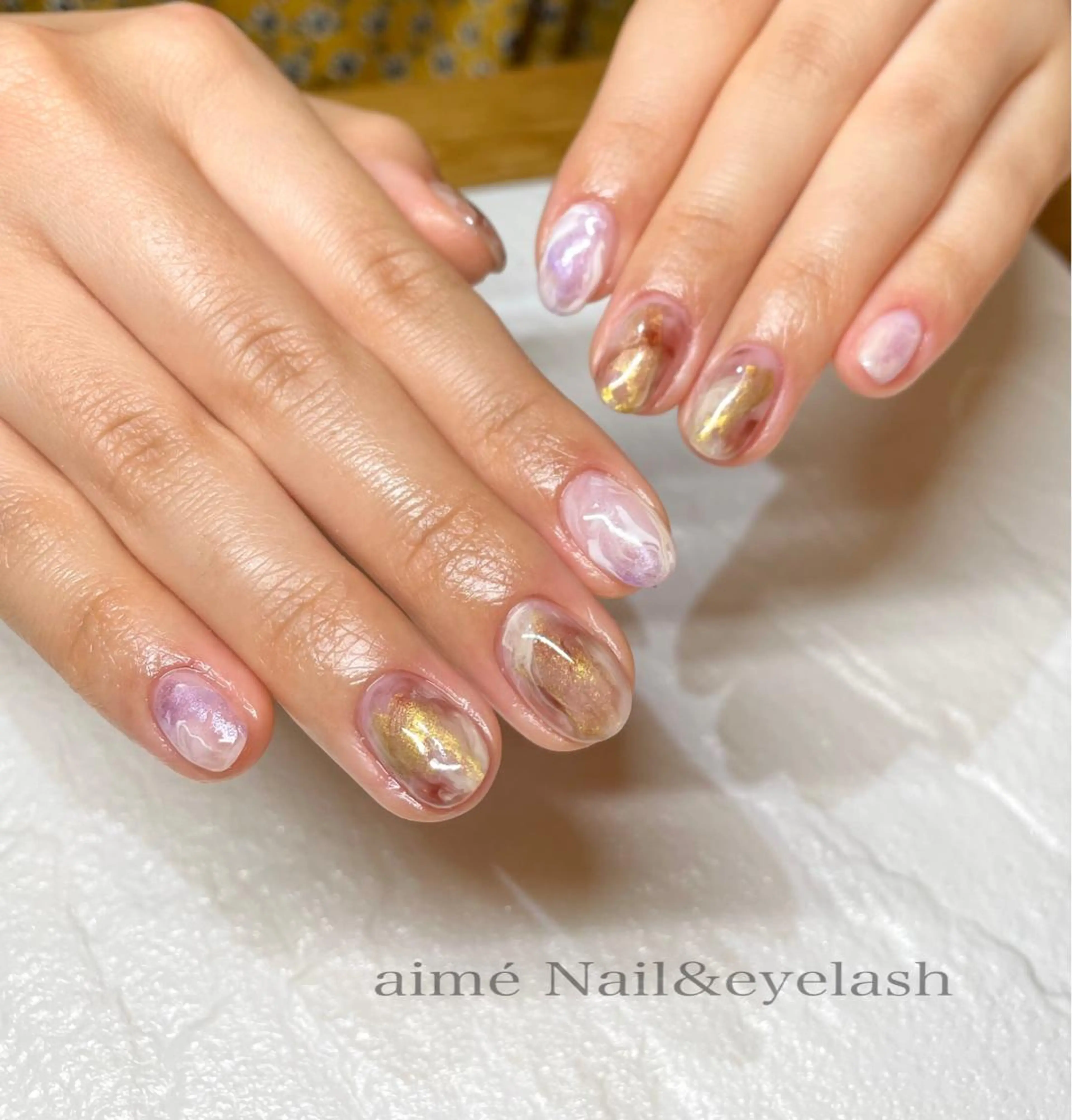 ネイル アートネイル ジェルネイル bijou Minaのネイルデザイン