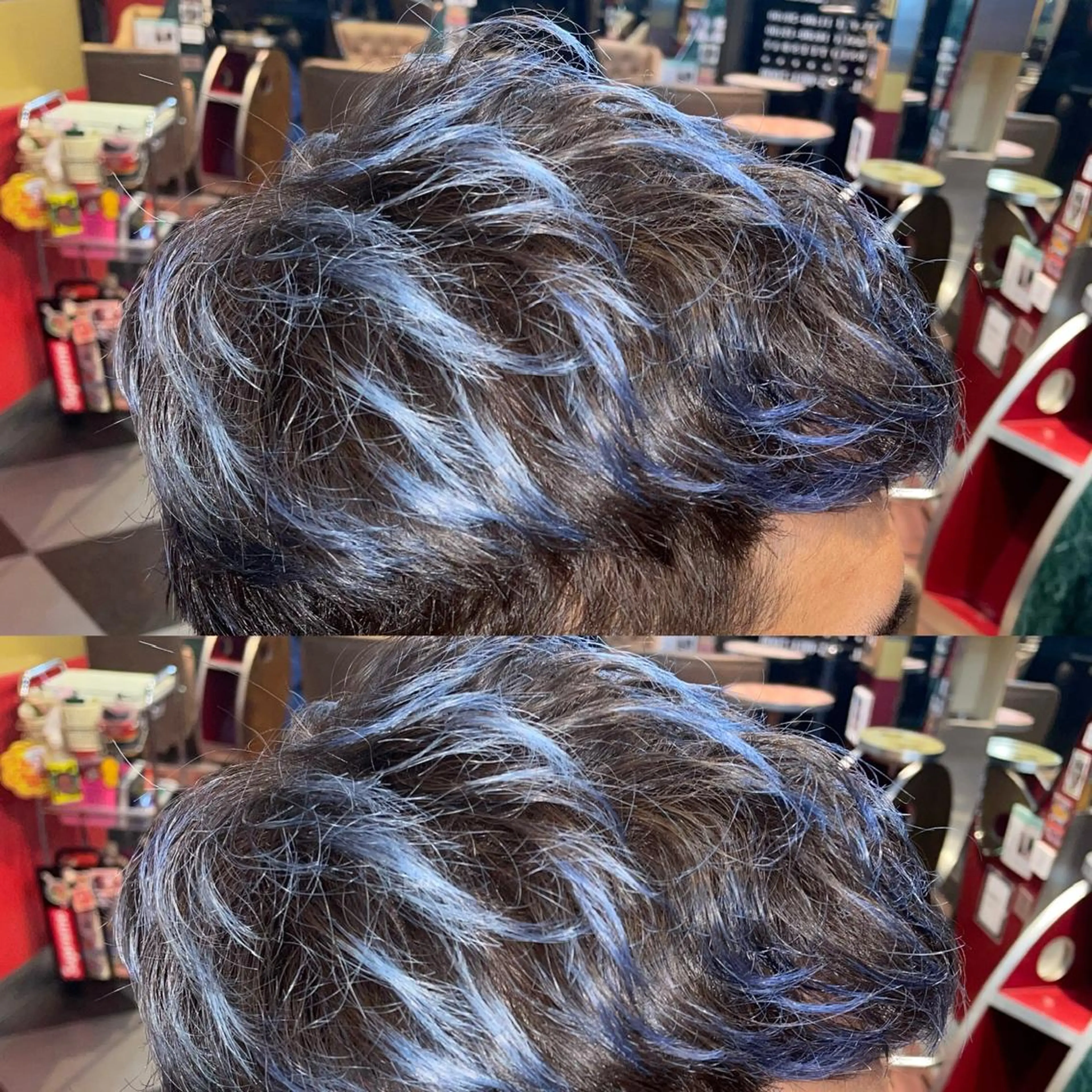 ショート カラー ブリーチ ケアブリーチ メッシュ 👑派手髪/カット 👑ANRYのヘアスタイル