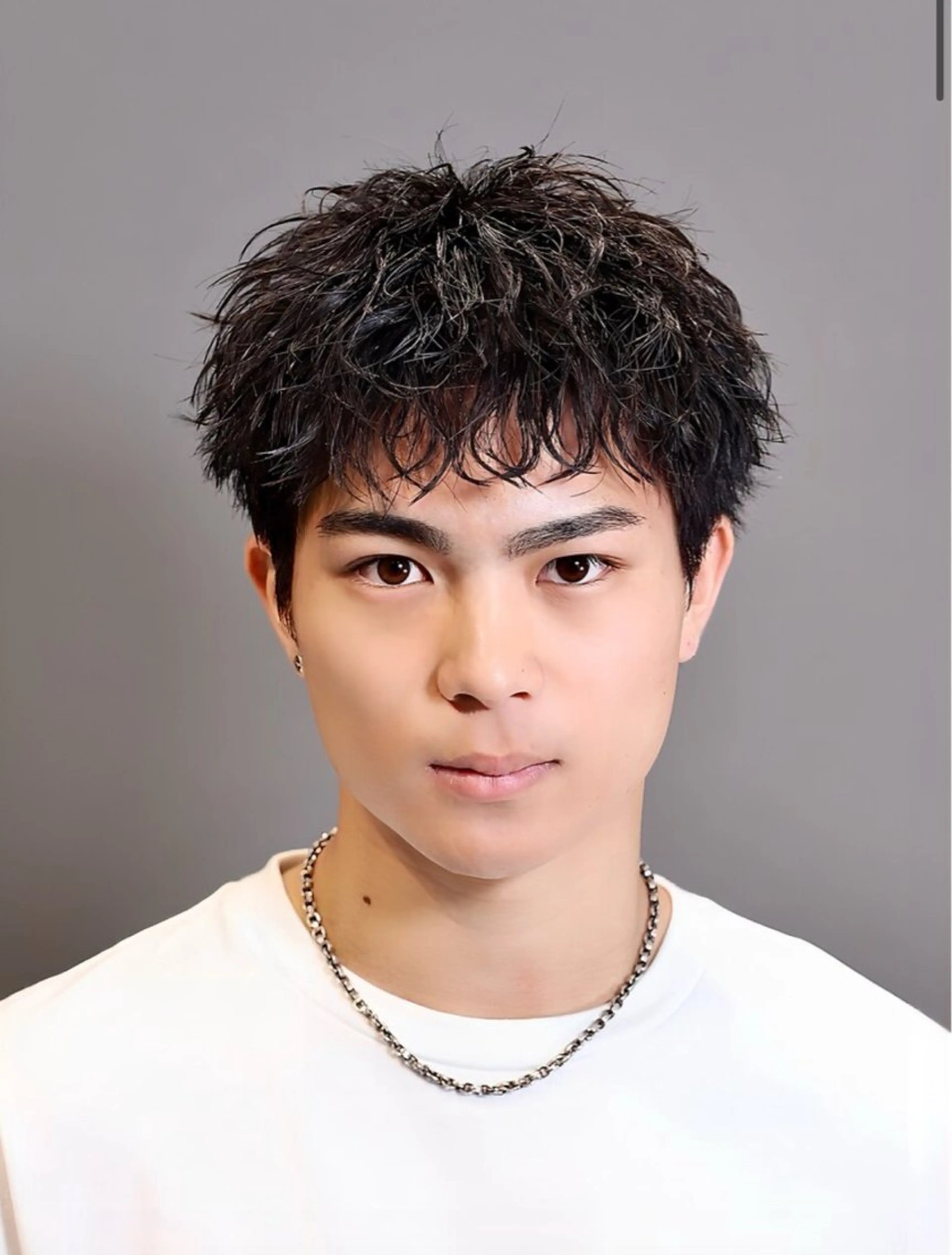 ショート パーマ メンズ メンズパーマ 似合わせカット ショートヘア カット ヘアセット メンズカット職人/ モテ髪/たくみのヘアスタイル