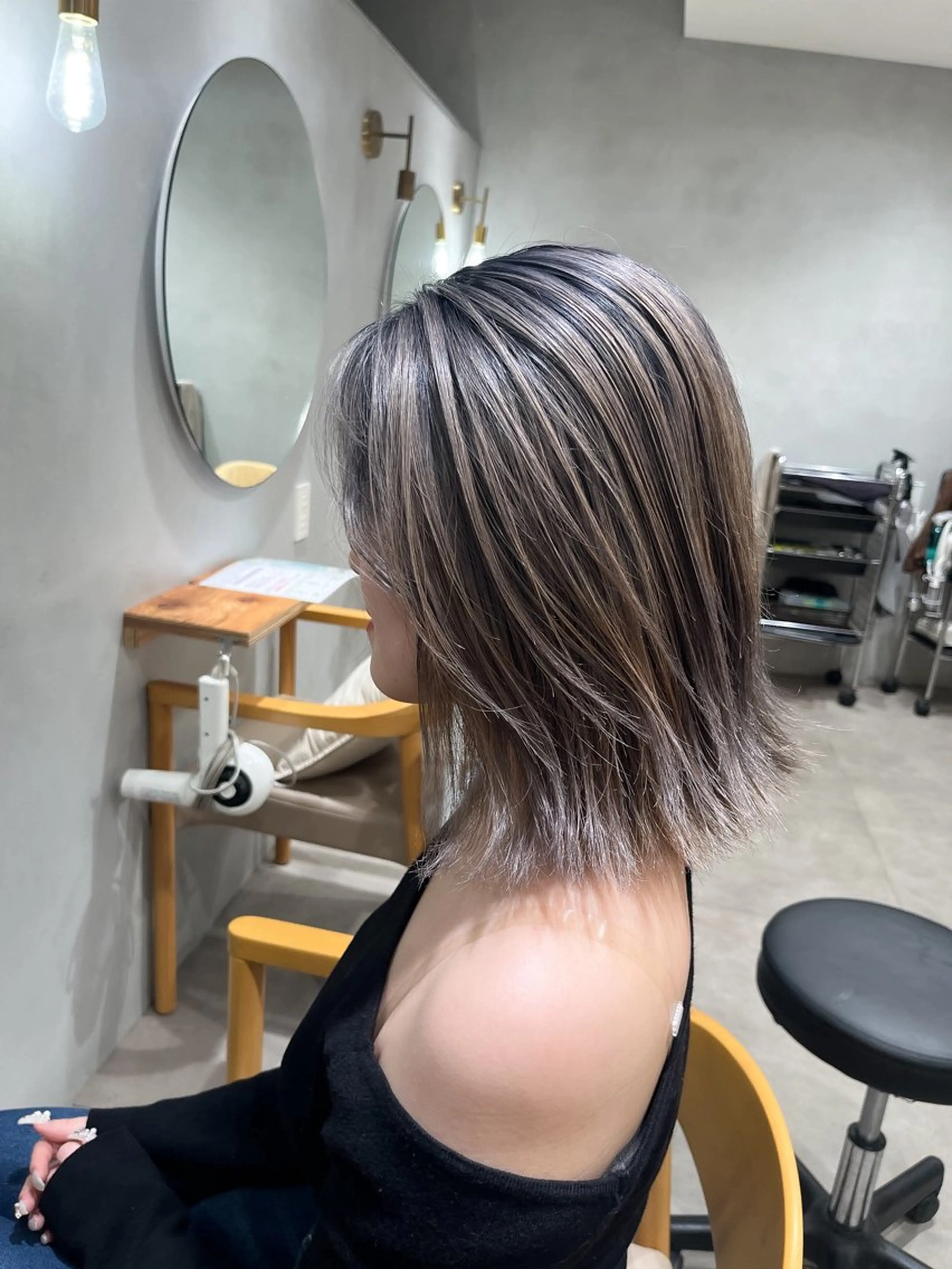 カラー 河原 楓樹のヘアスタイル