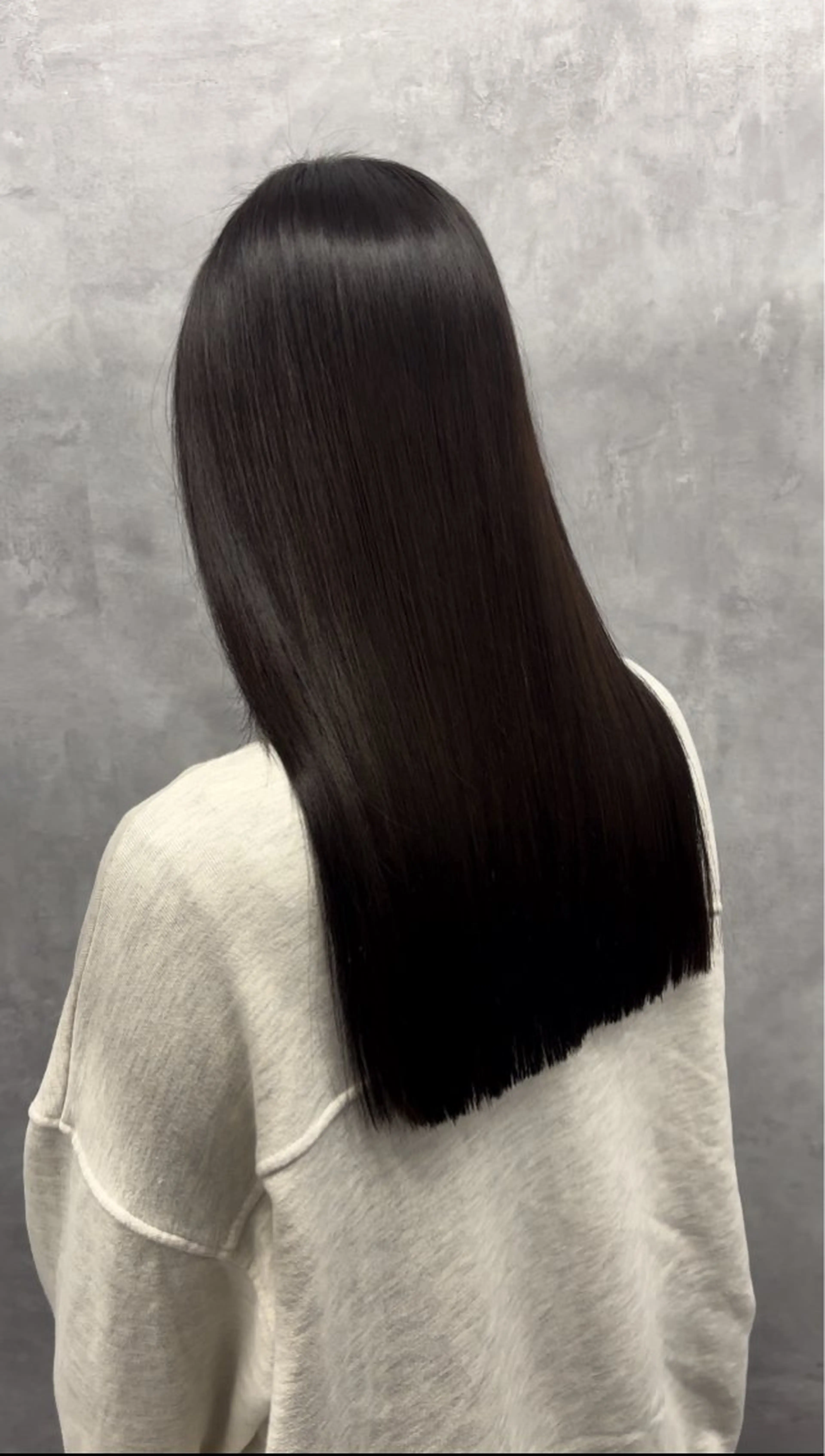 セミロング カット ヘアカラー トリートメント NUMBER 天王寺YUYAのヘアスタイル