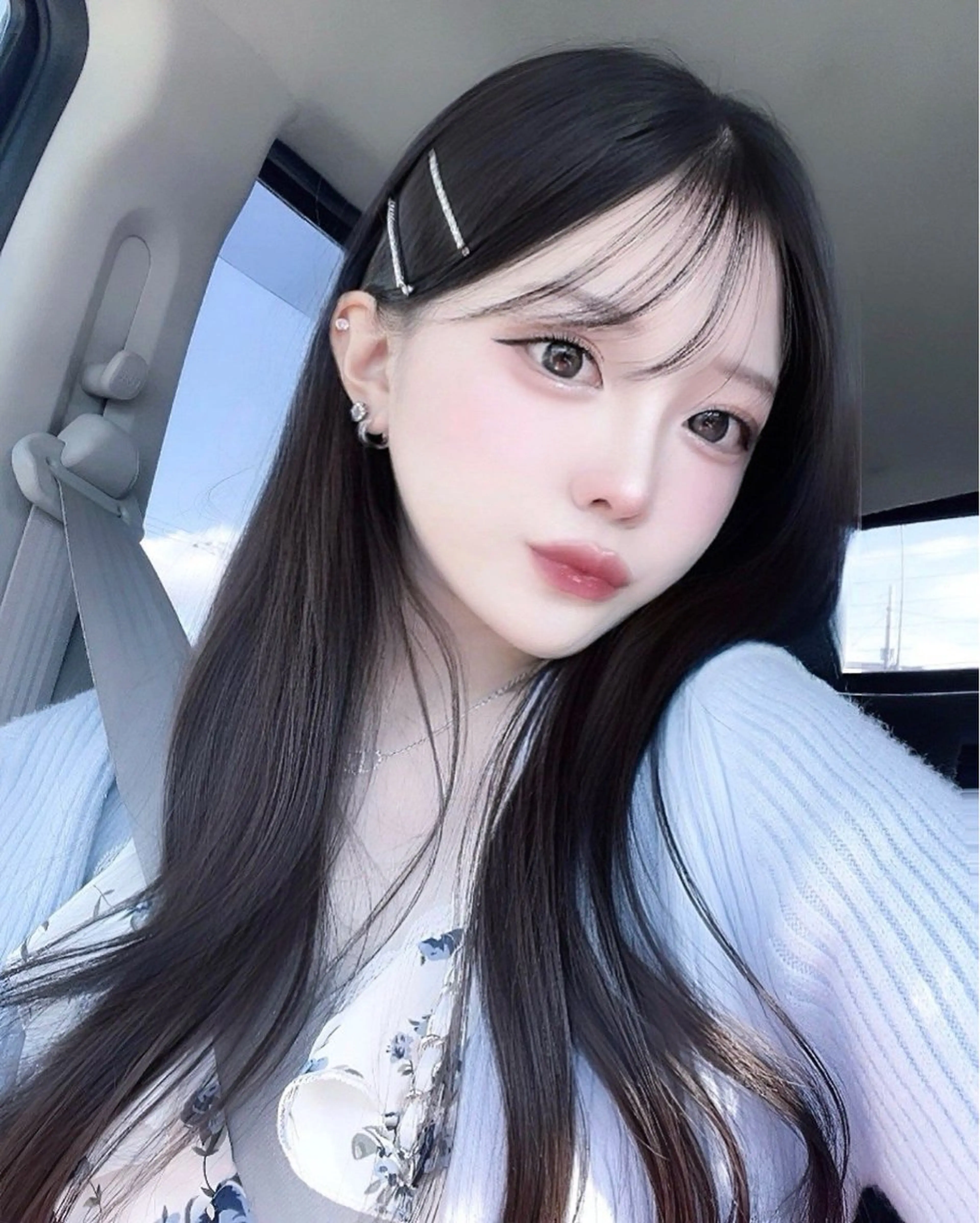 ロング カラー ブリーチなし🌼トレ ンド🌼似合わせのヘアスタイル