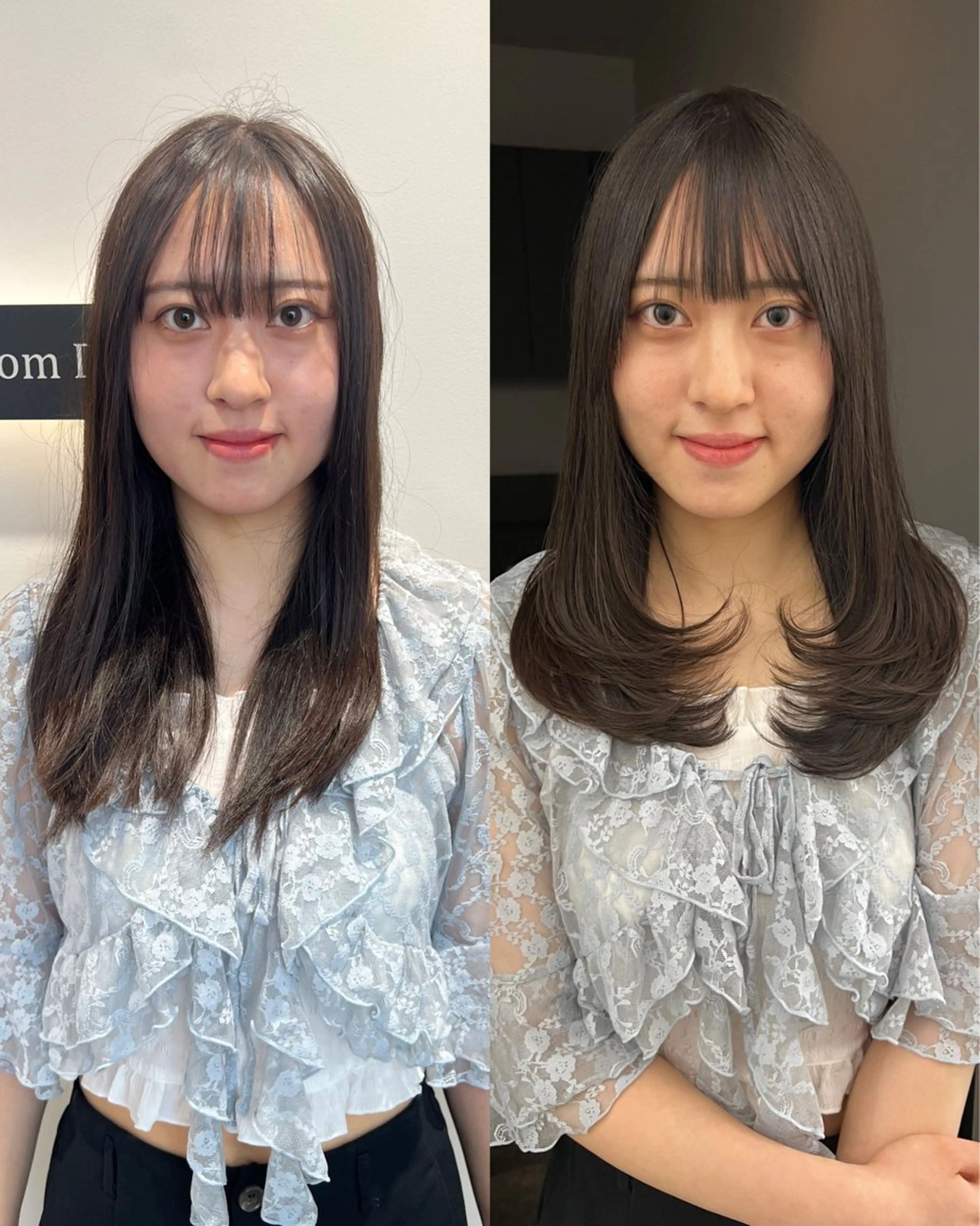 セミロング レイヤーカット 峠 祐樹のヘアスタイル