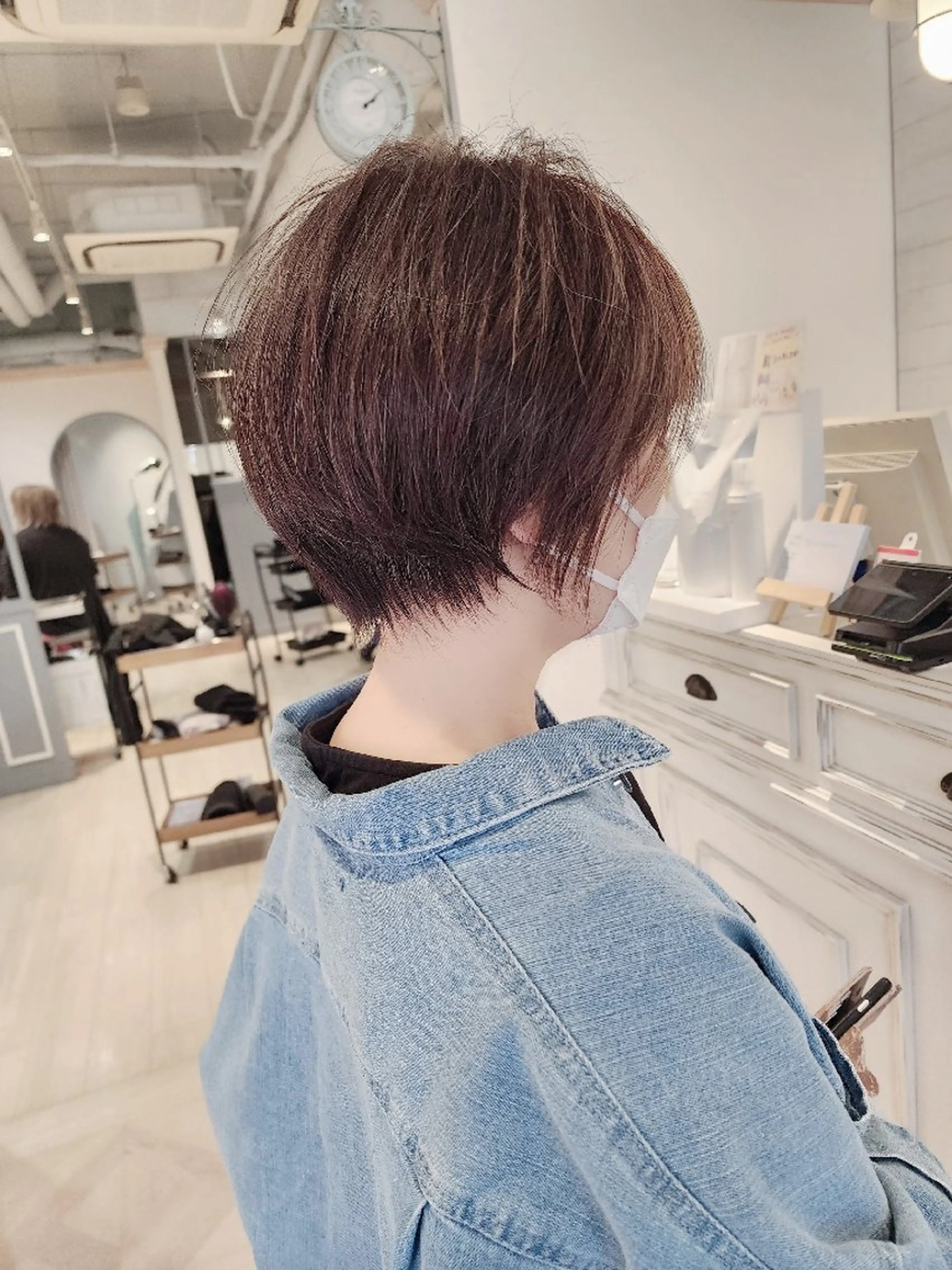 ショート ナガシマ ケイスケのヘアスタイル