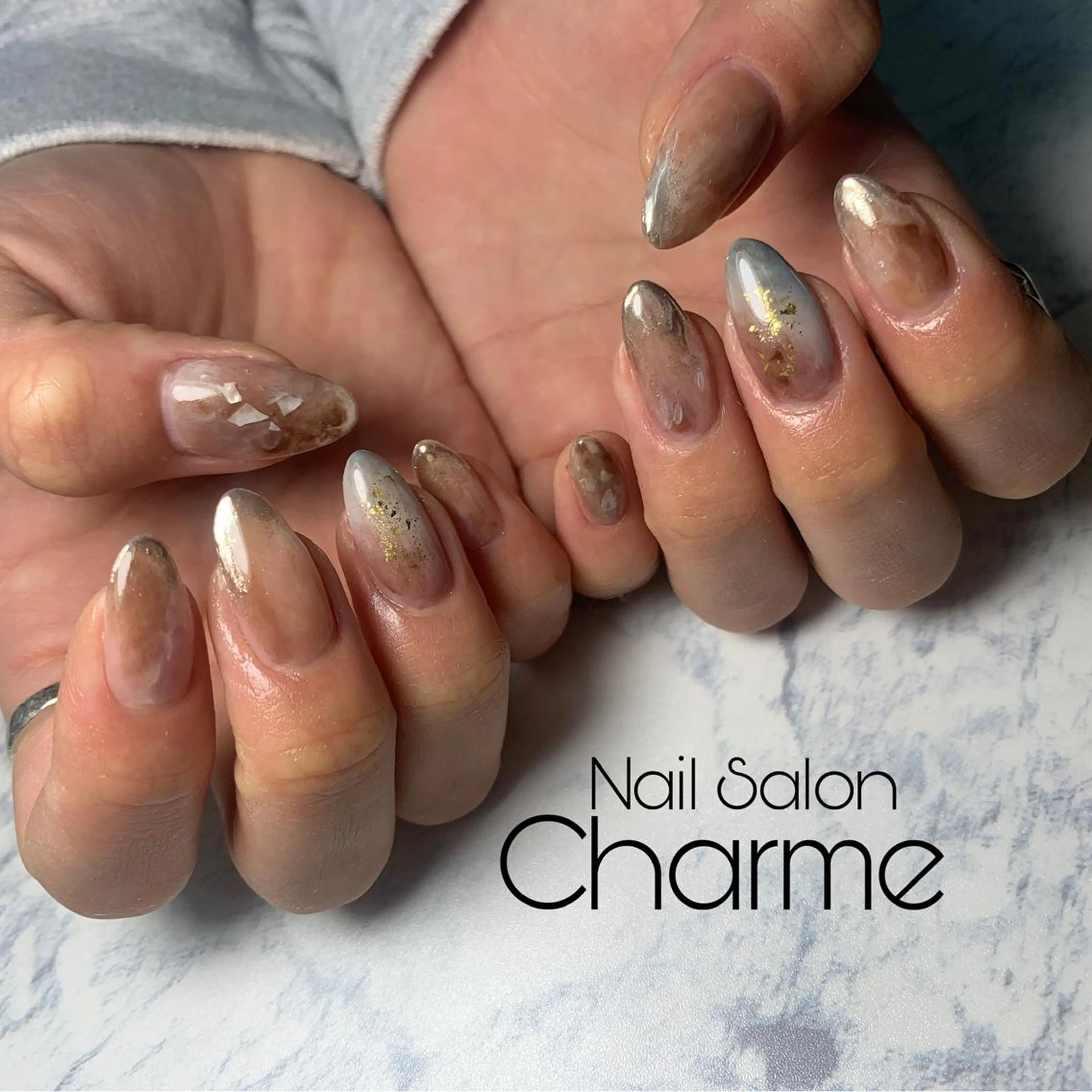 ネイル 夏ネイル NailSalon Charmeのネイルデザイン