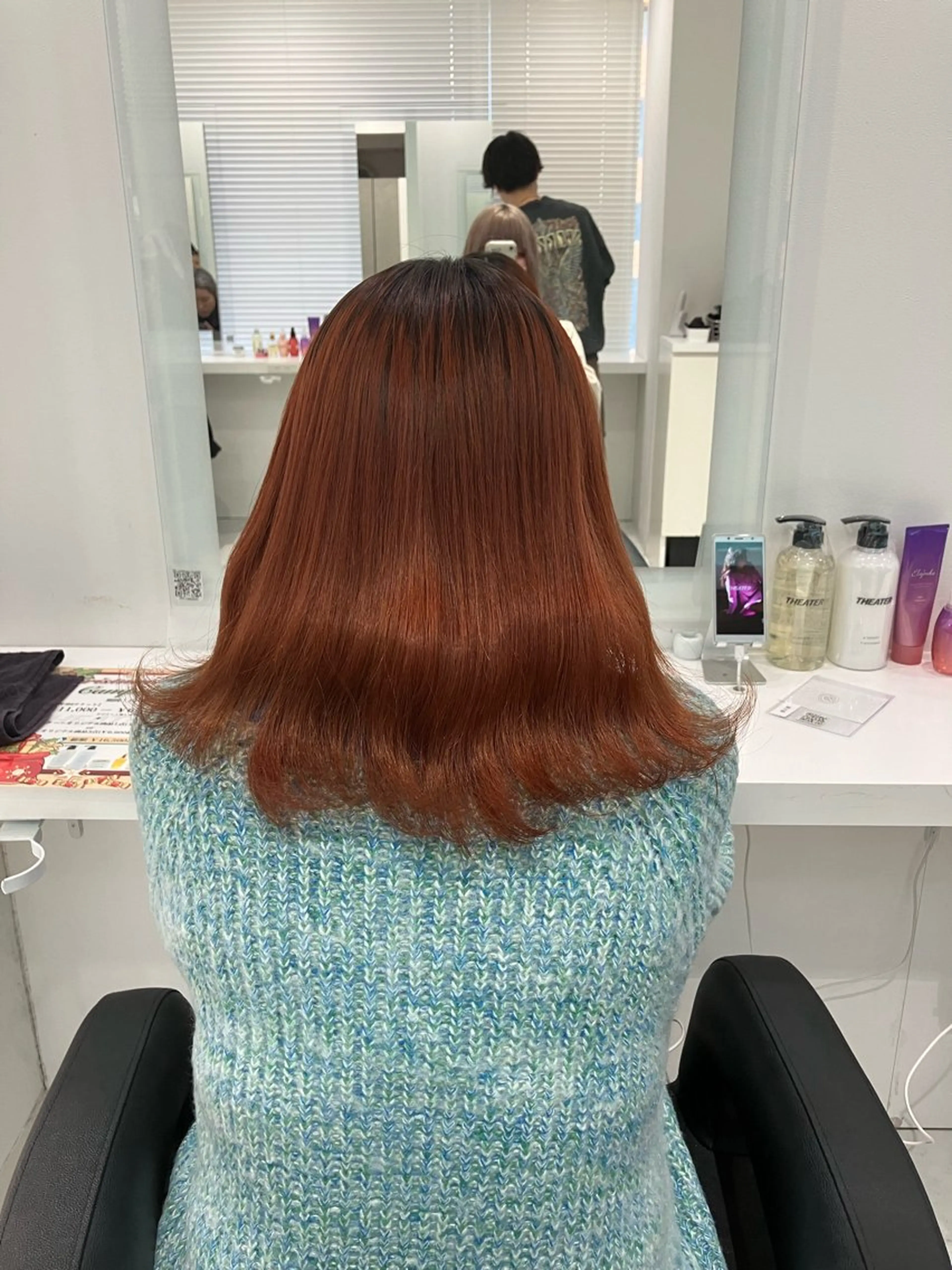 ミディアム カラー ヘアアレンジ 💓ブリーチ特化 透明感💓あい💓のヘアスタイル