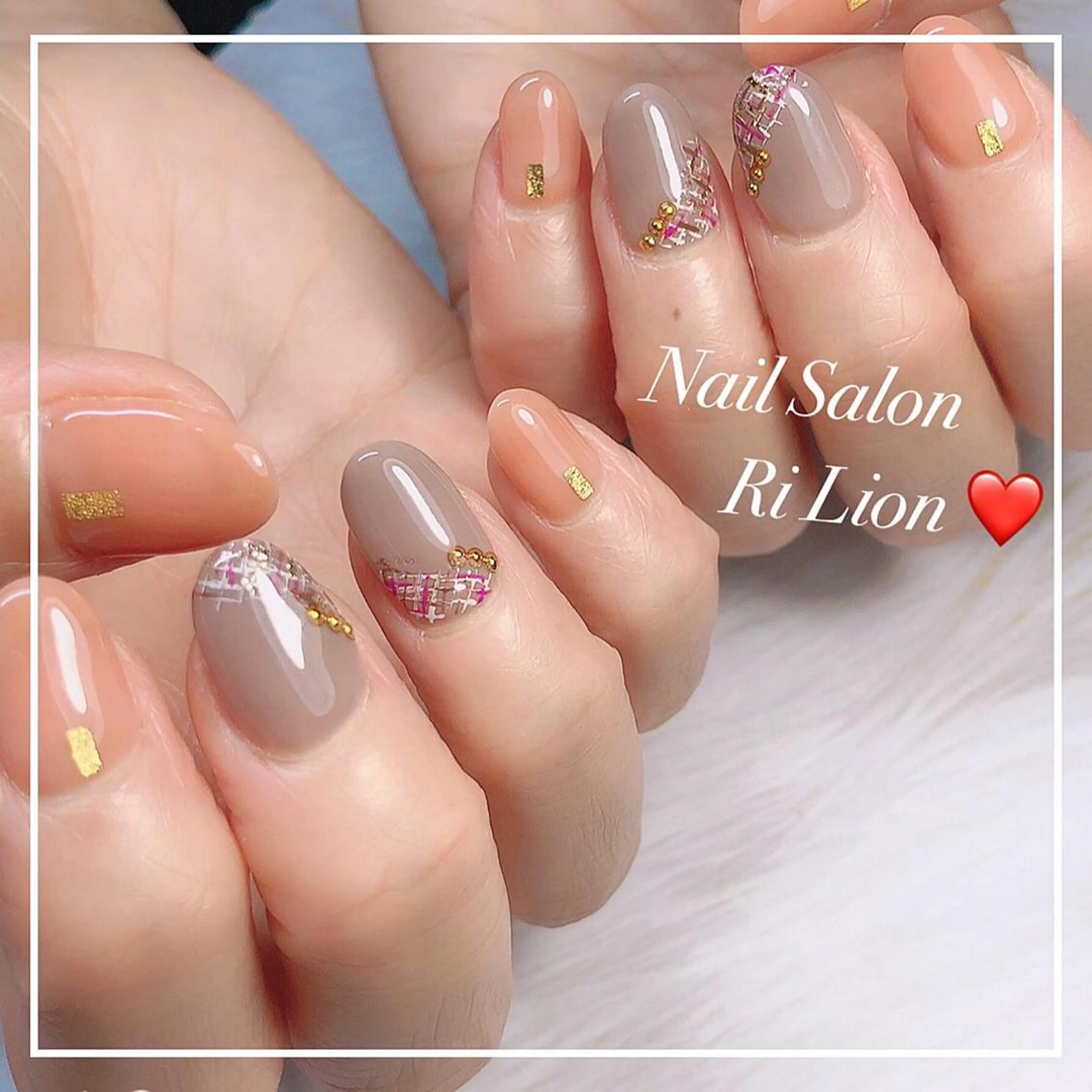 ネイル RiLion💗 Risa🦋💜のネイルデザイン