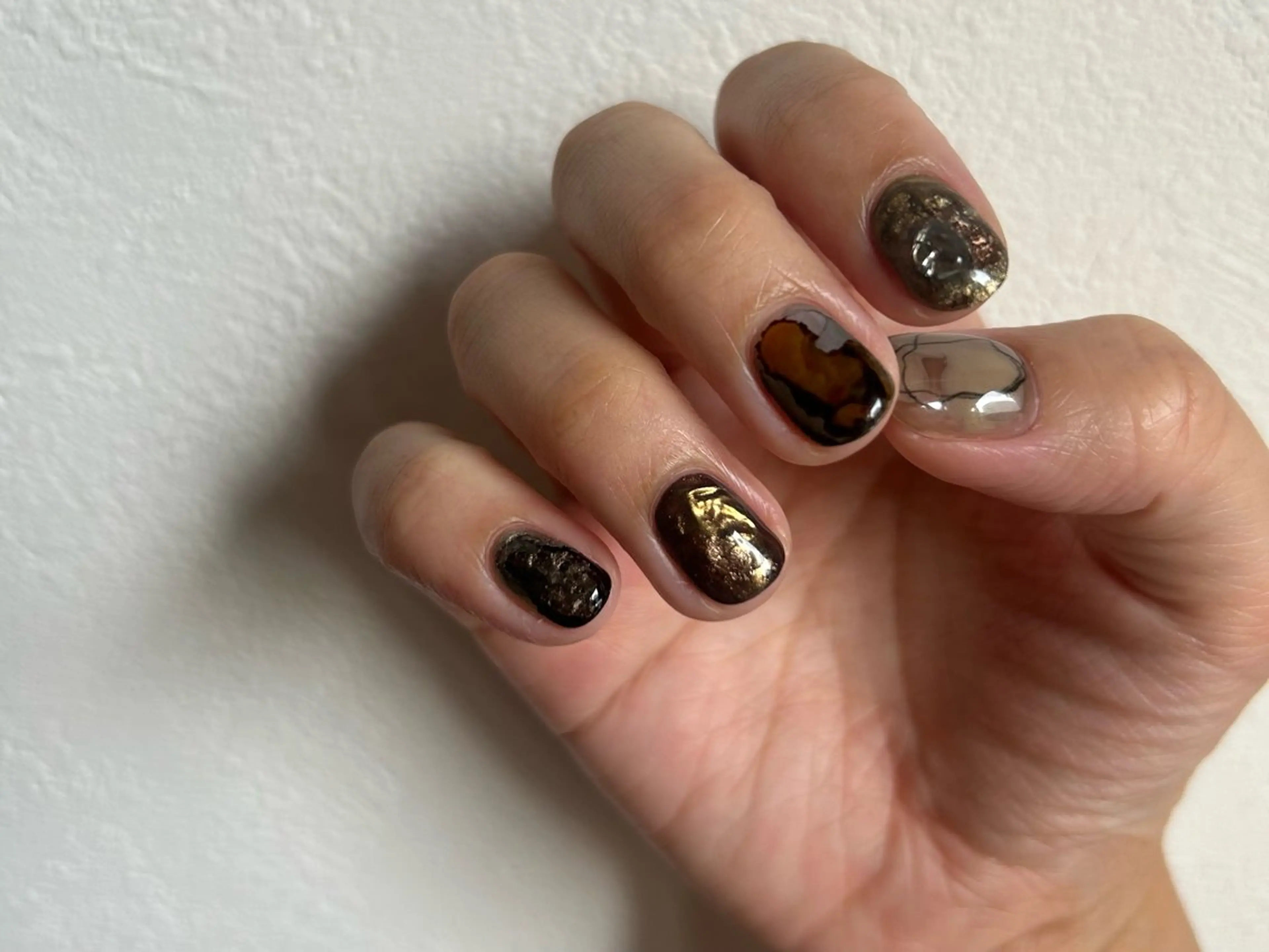 ネイル アートネイル オーロラネイル クリアネイル フットネイル フレンチネイル ハンドネイル アトリエ １０３のネイルデザイン