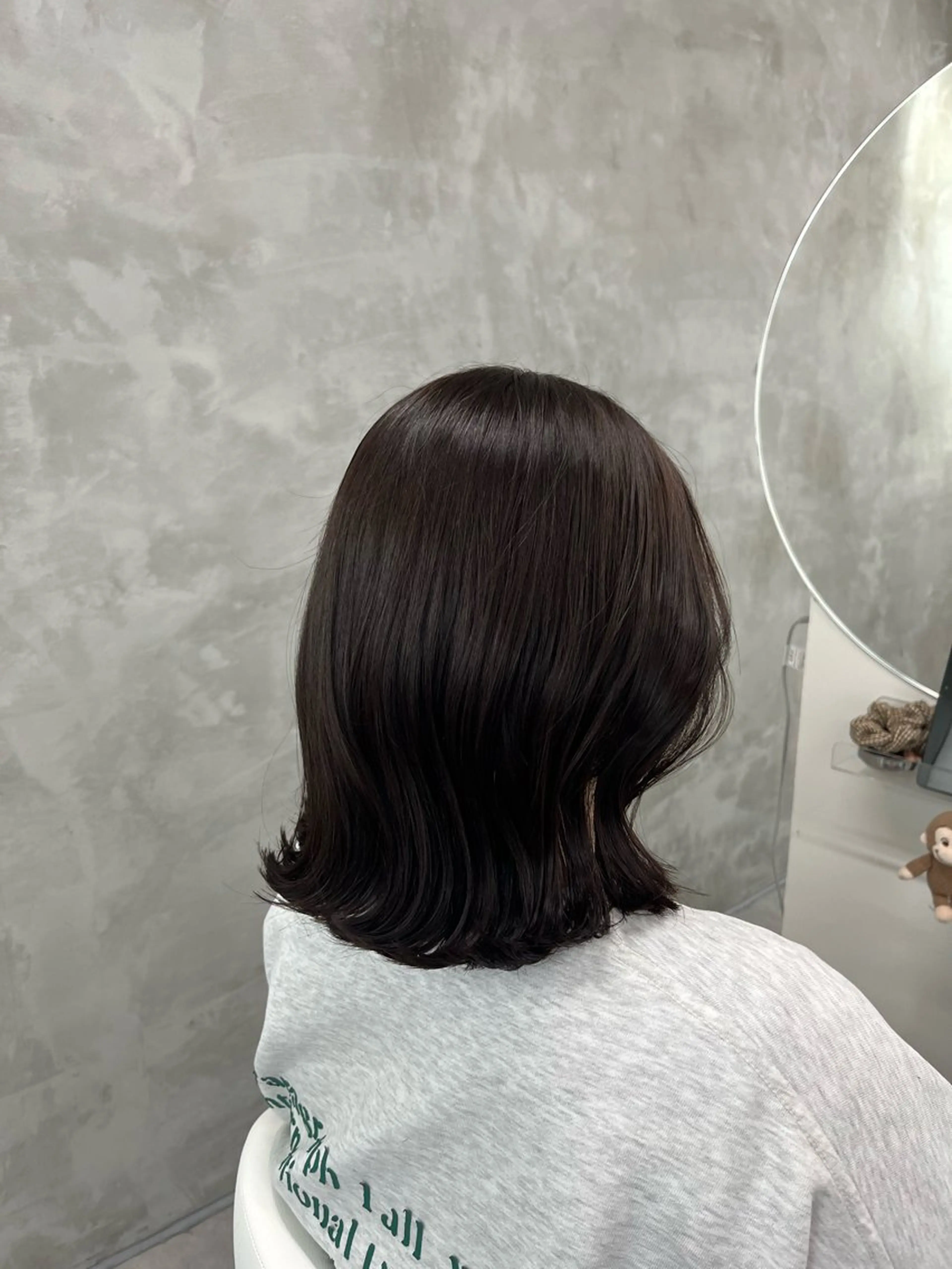 ミディアム カラー カット yuuna ✮ door whiteのヘアスタイル