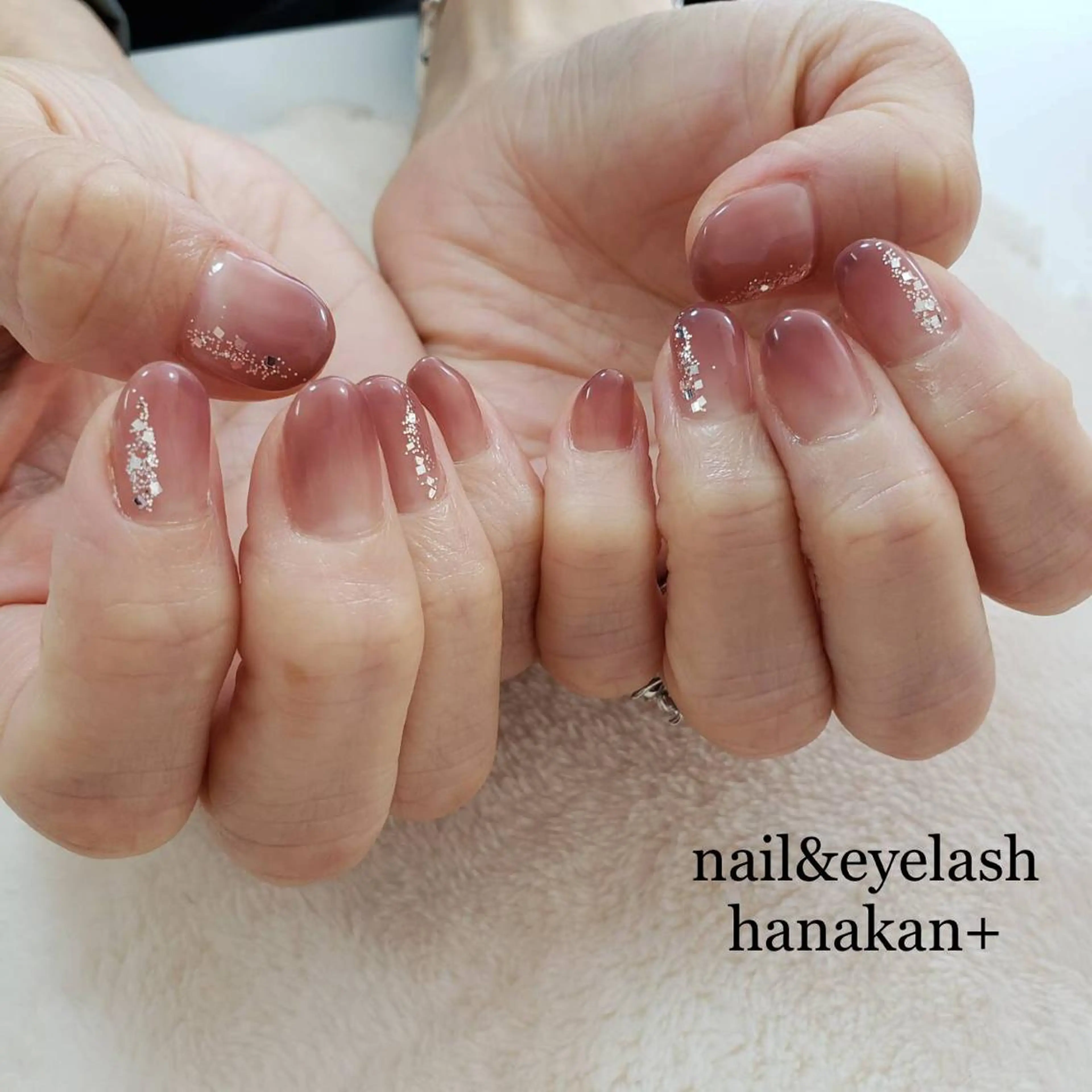 ネイル ラメ(グリッター) ハンドネイル S Fumiのマツエク・マツパデザイン