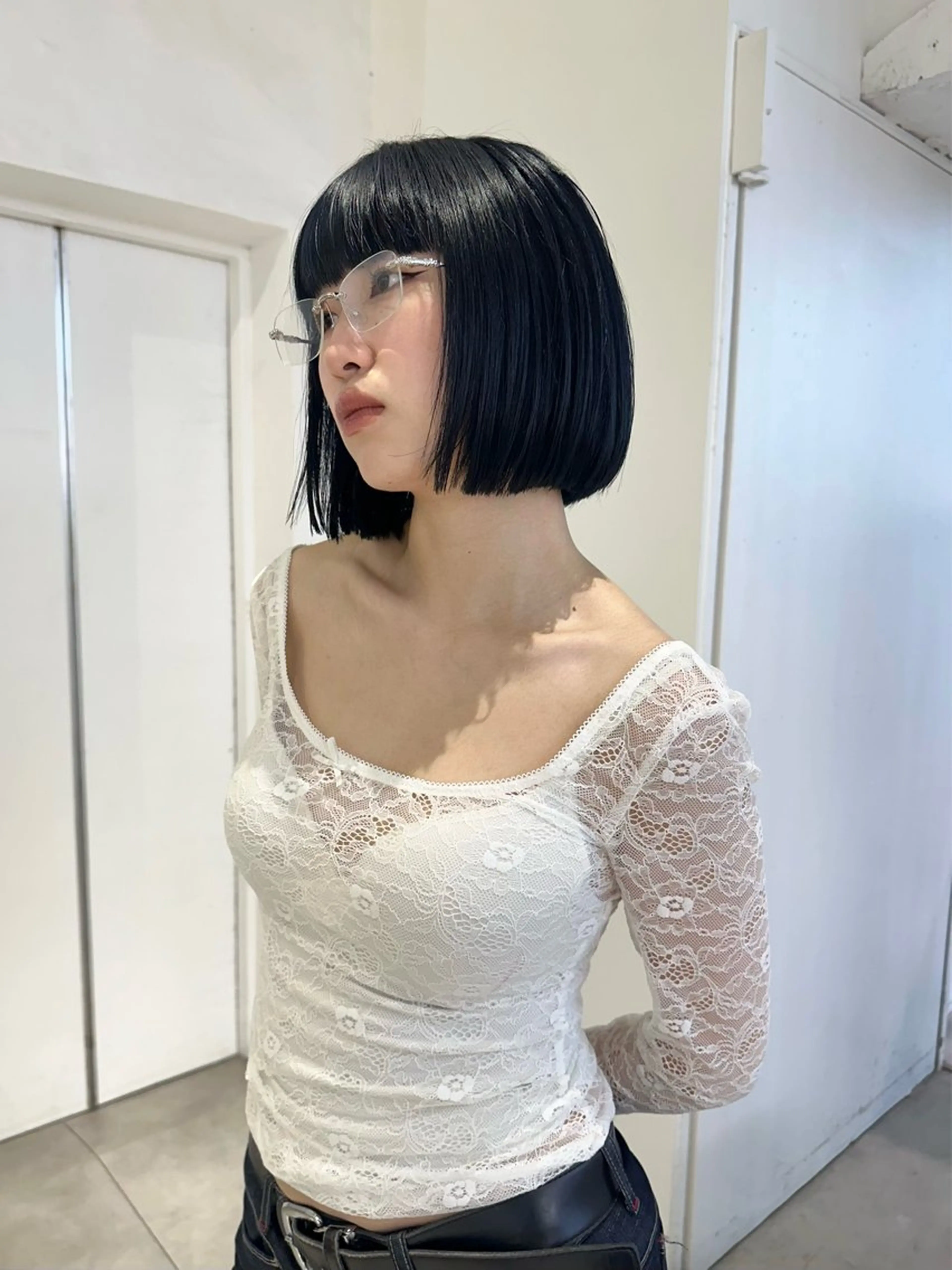 ショート カット ヘアカラー トリートメント レイヤーカット カノン🩷のヘアスタイル