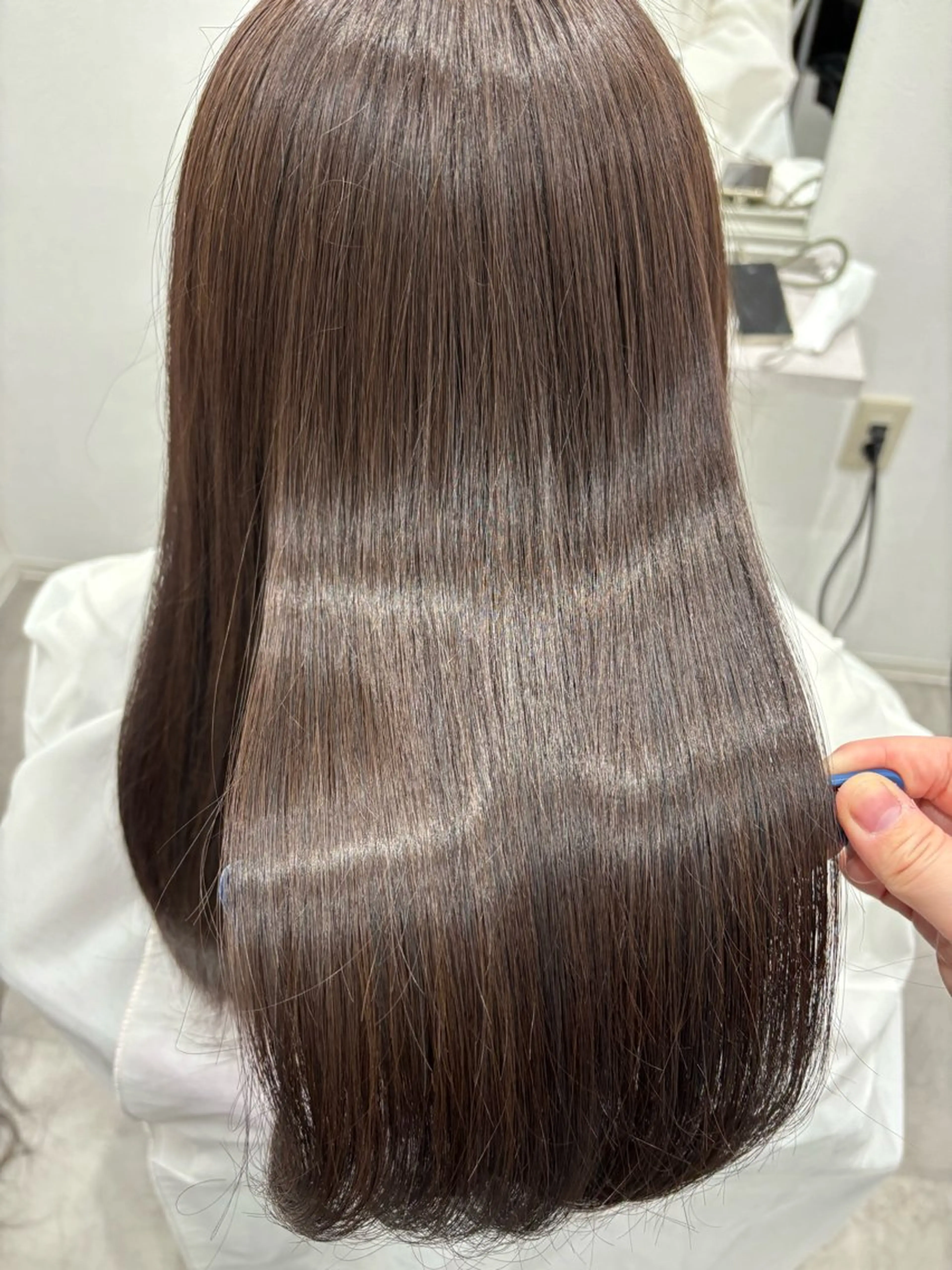 ロング カラー ベージュカラー 透明感カラー カット ヘアカラー トリートメント ヘッドスパ 髪質改善/透明感 カラー/内藤有須加のヘアスタイル
