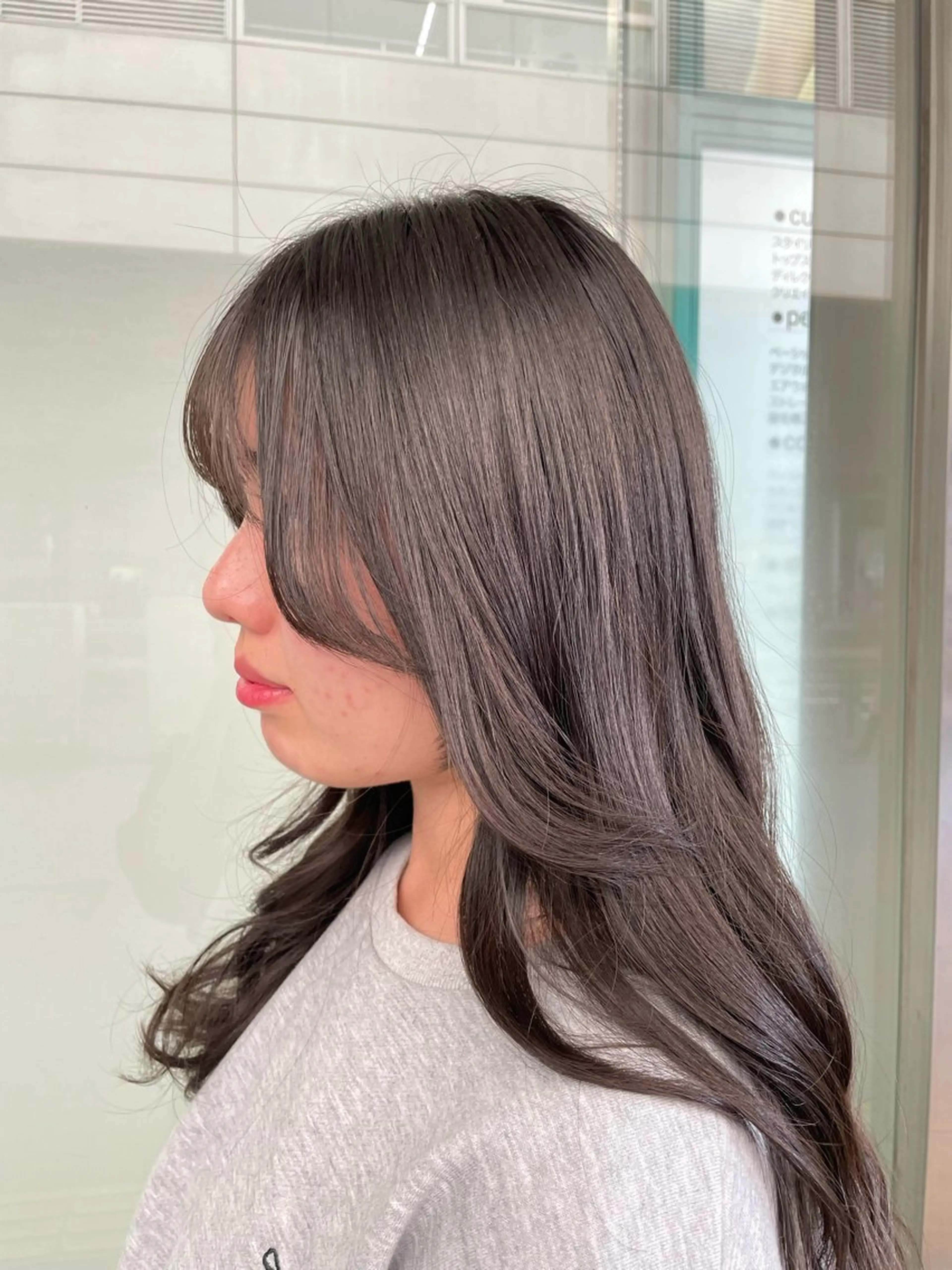 ロング 天使の羽バング・フェザーバング 🍑 MOMO🍑のヘアスタイル