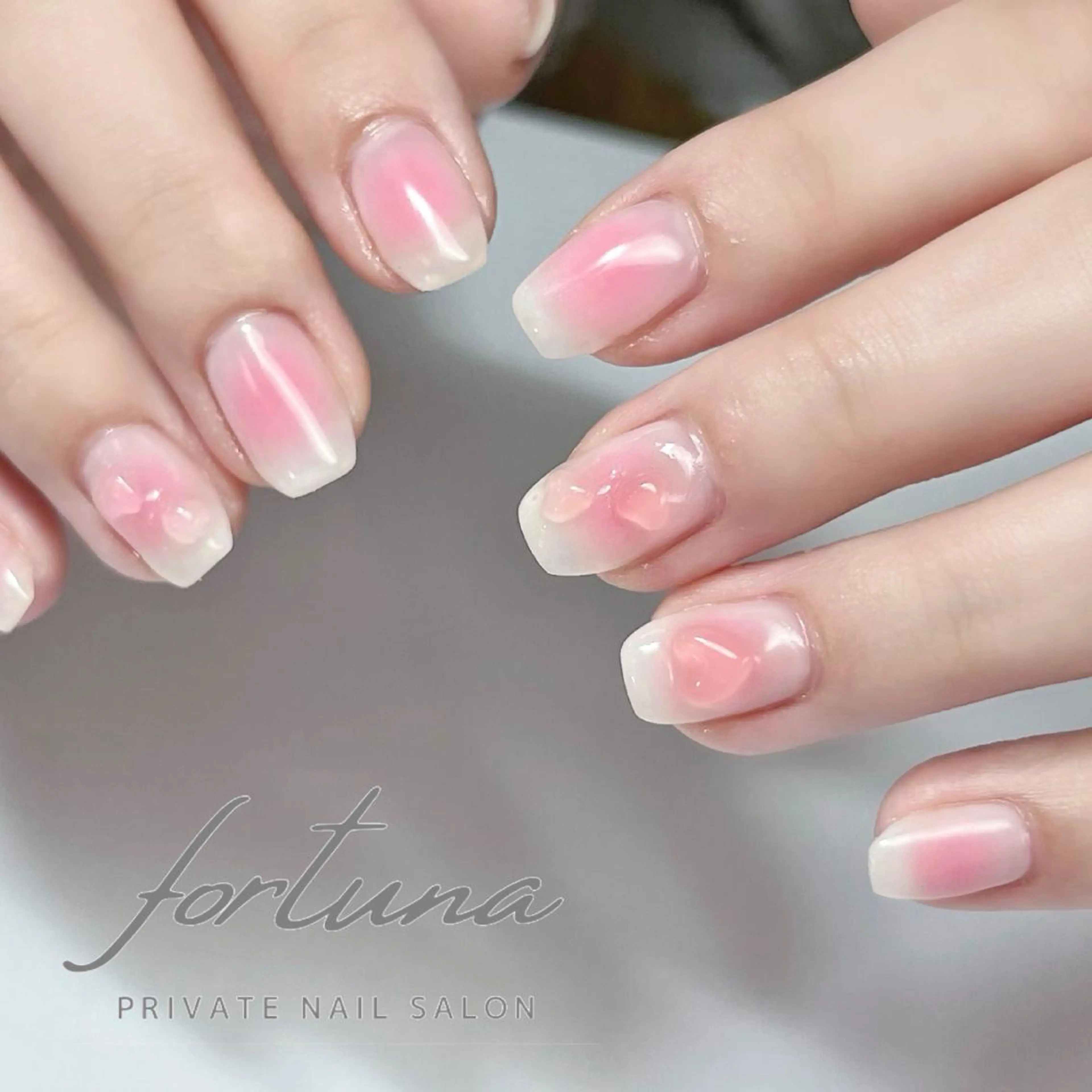 ネイル チークネイル fortuna 武藤裕美のネイルデザイン