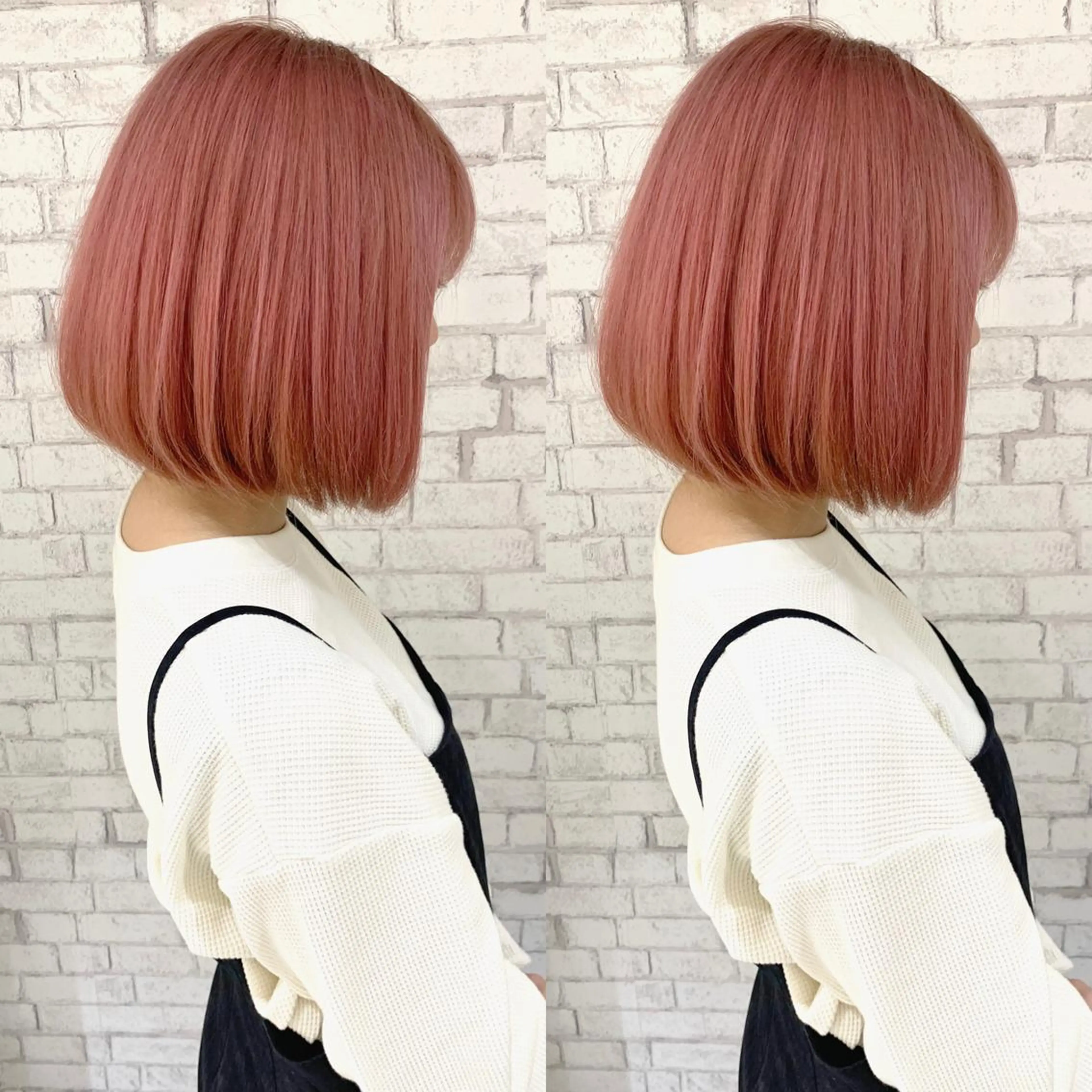 ショート カラー ベージュカラー ブリーチ 透明感カラー ピンクカラー ピンクベージュ 赤み消しカラー /透明感カラー 上長のヘアスタイル