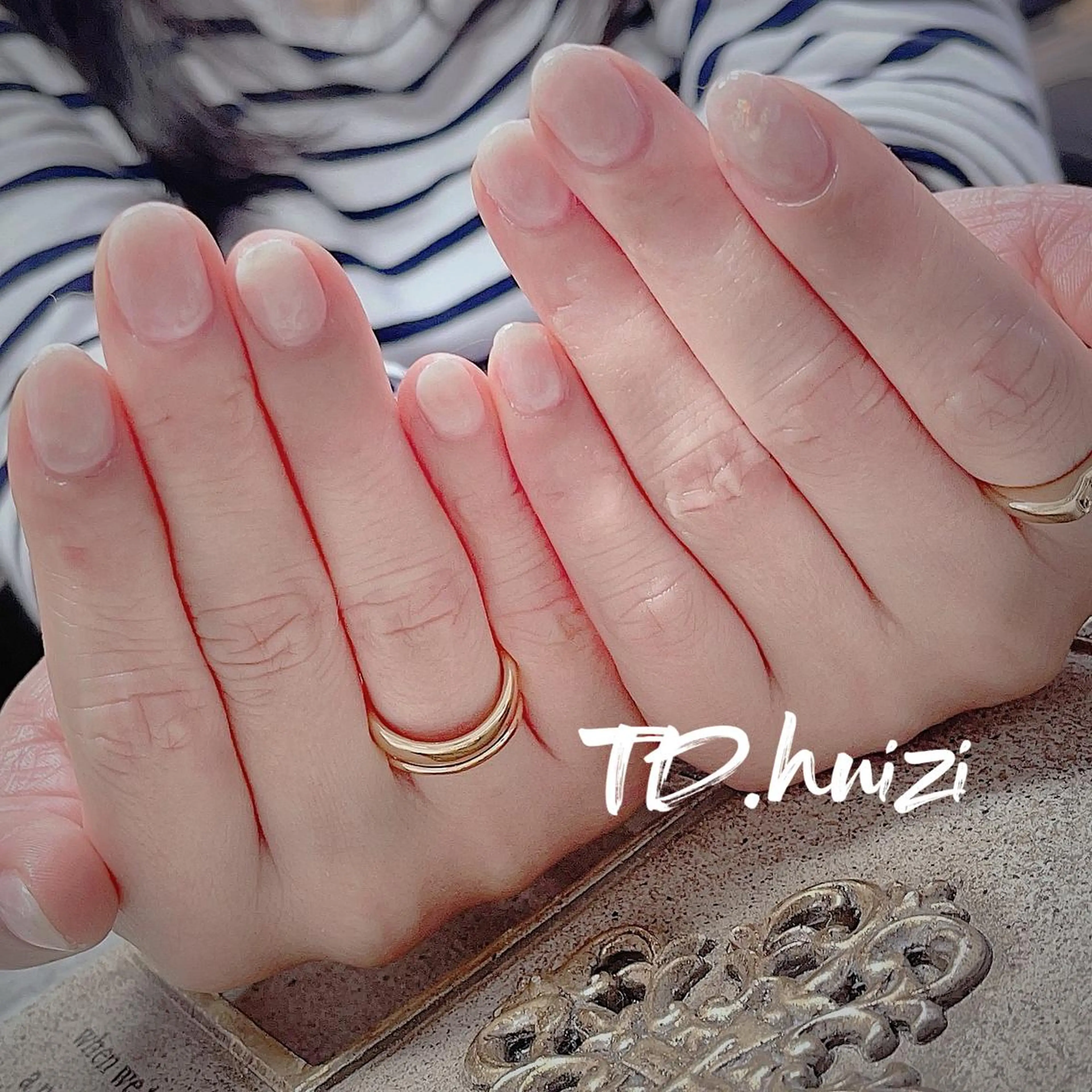 ショート めぐみのネイルサロン スタッフ練習のネイルデザイン