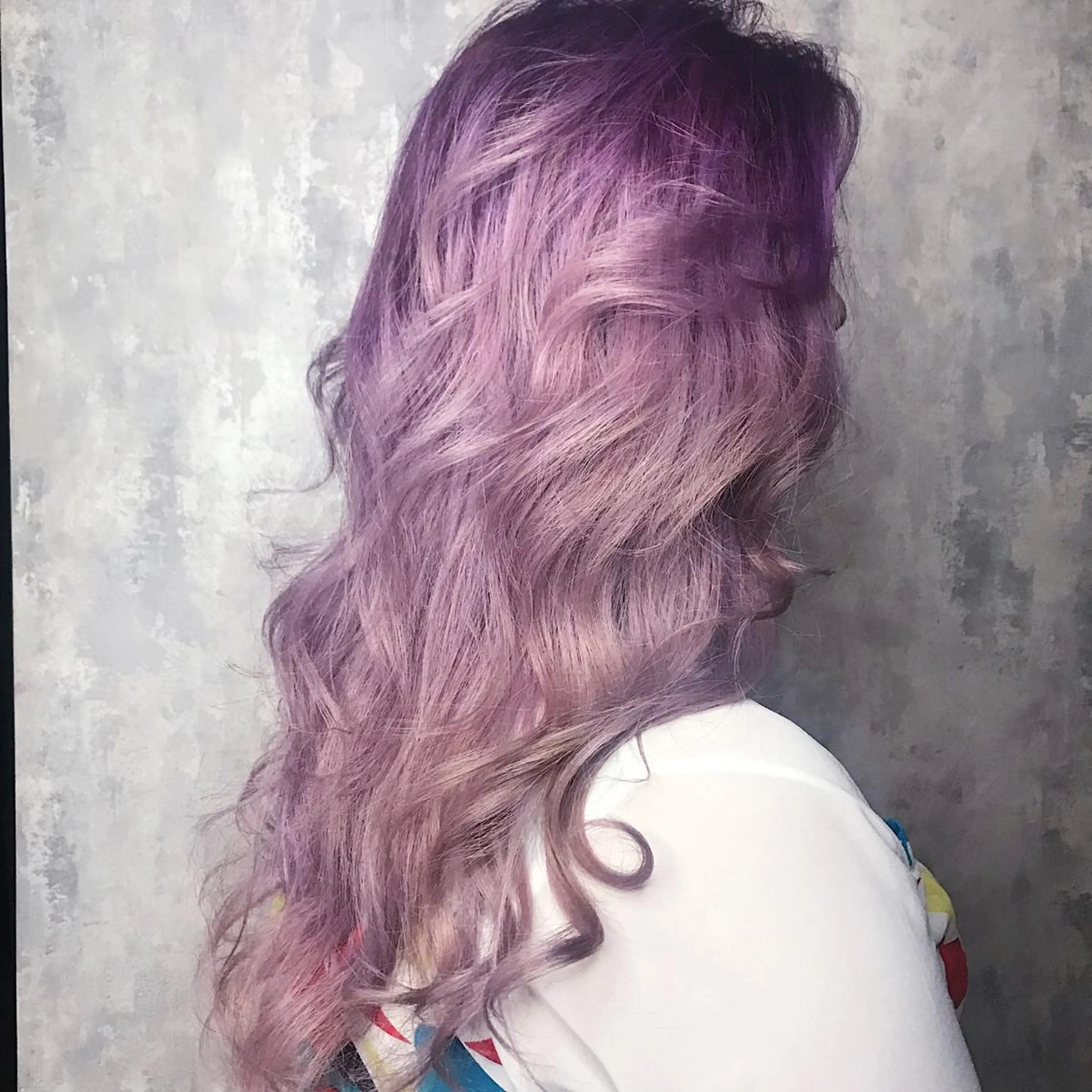 ロング カラー ヘアアレンジ Zina渋谷エリア マネージャShionのヘアスタイル