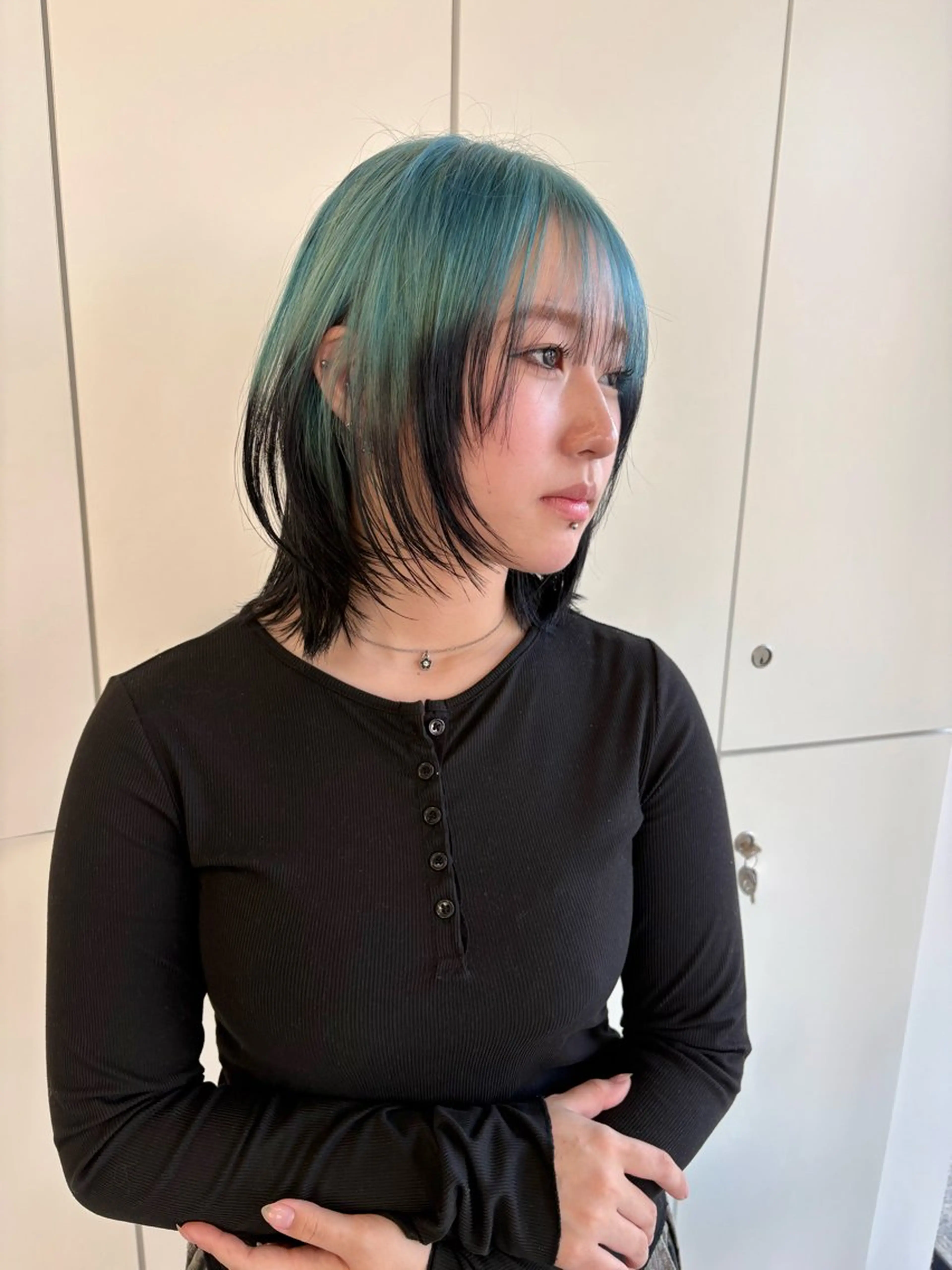 ミディアム カラー ブリーチ デザインカラー ヘアカラー トリートメント LOMARLIE / 𝐂𝐇𝐈𝐊𝐀のヘアスタイル