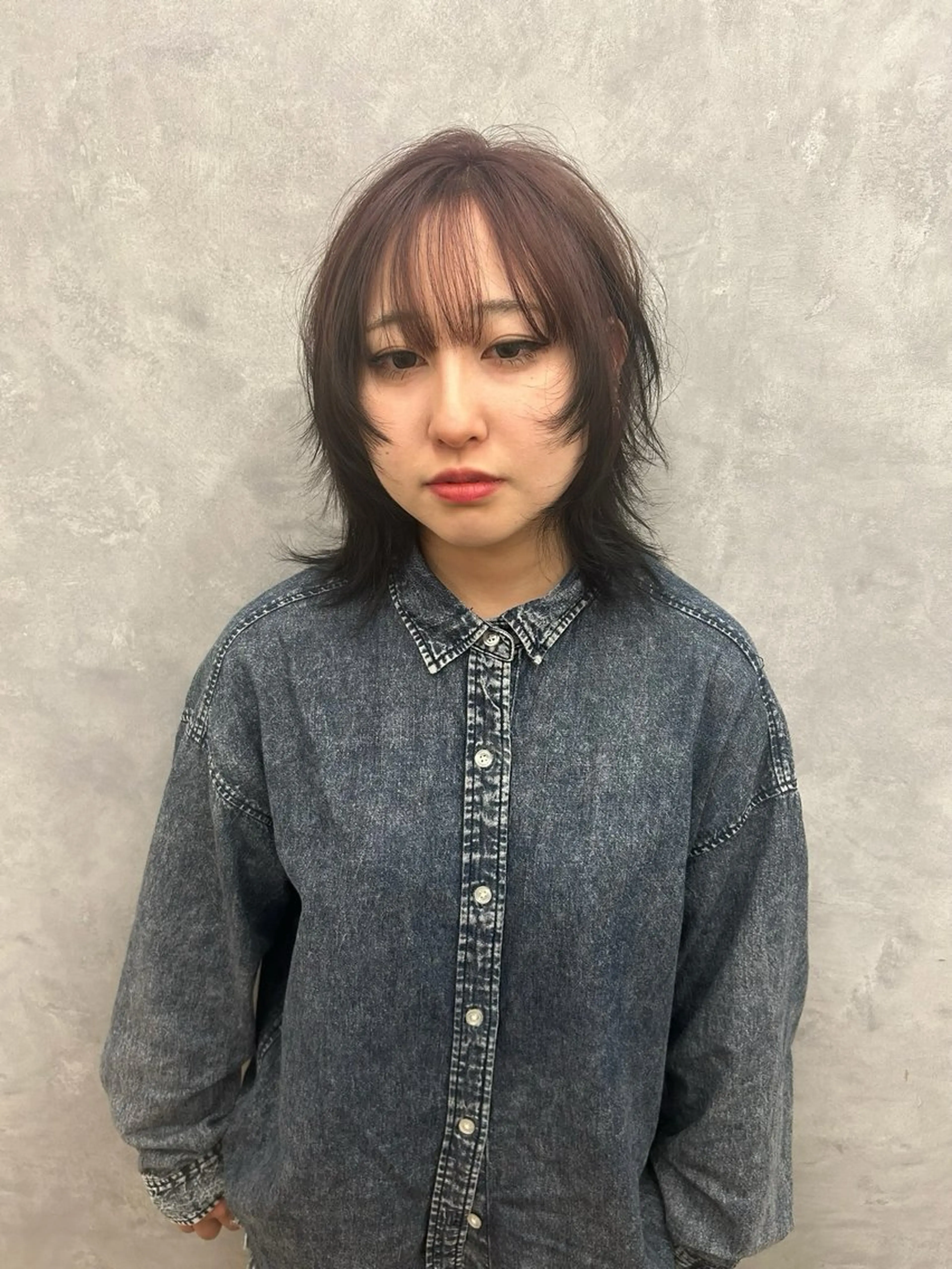 ミディアム レイヤーカット funnu ⋆꙳なつみのヘアスタイル