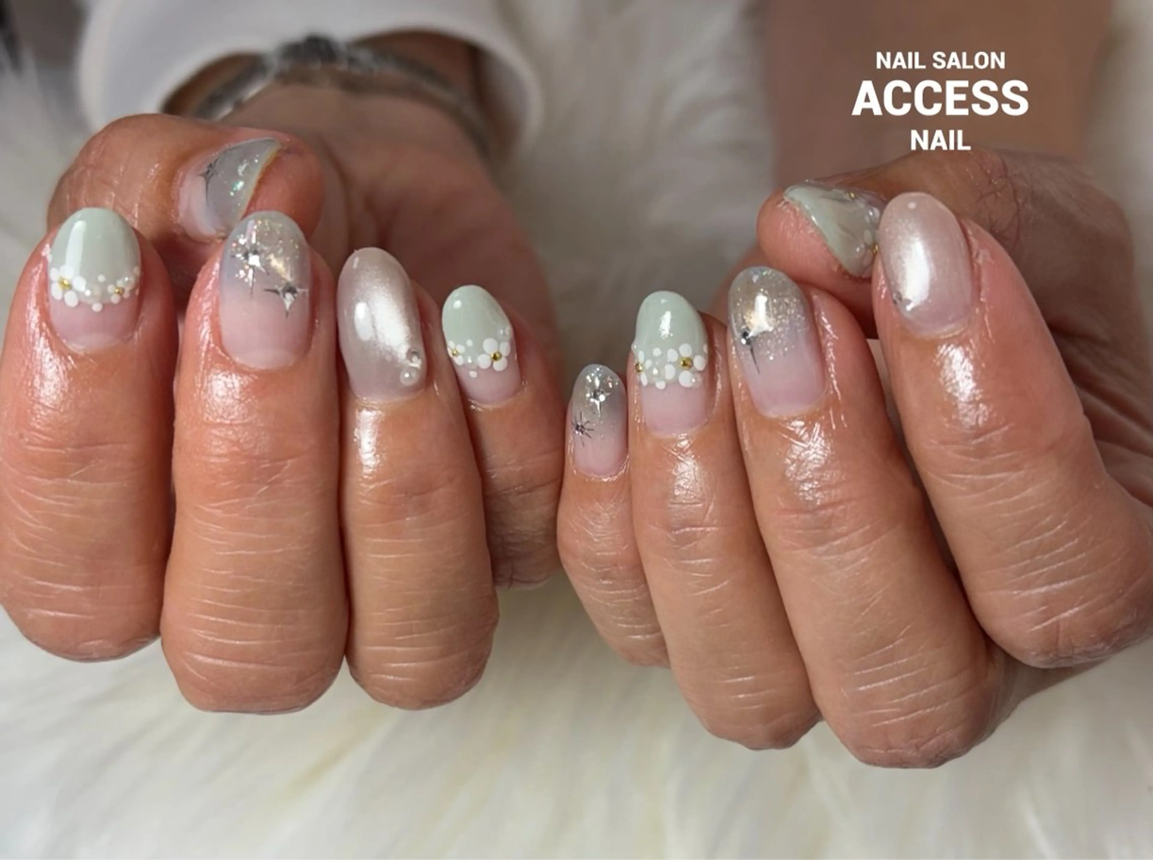 ネイル access nailのネイルデザイン