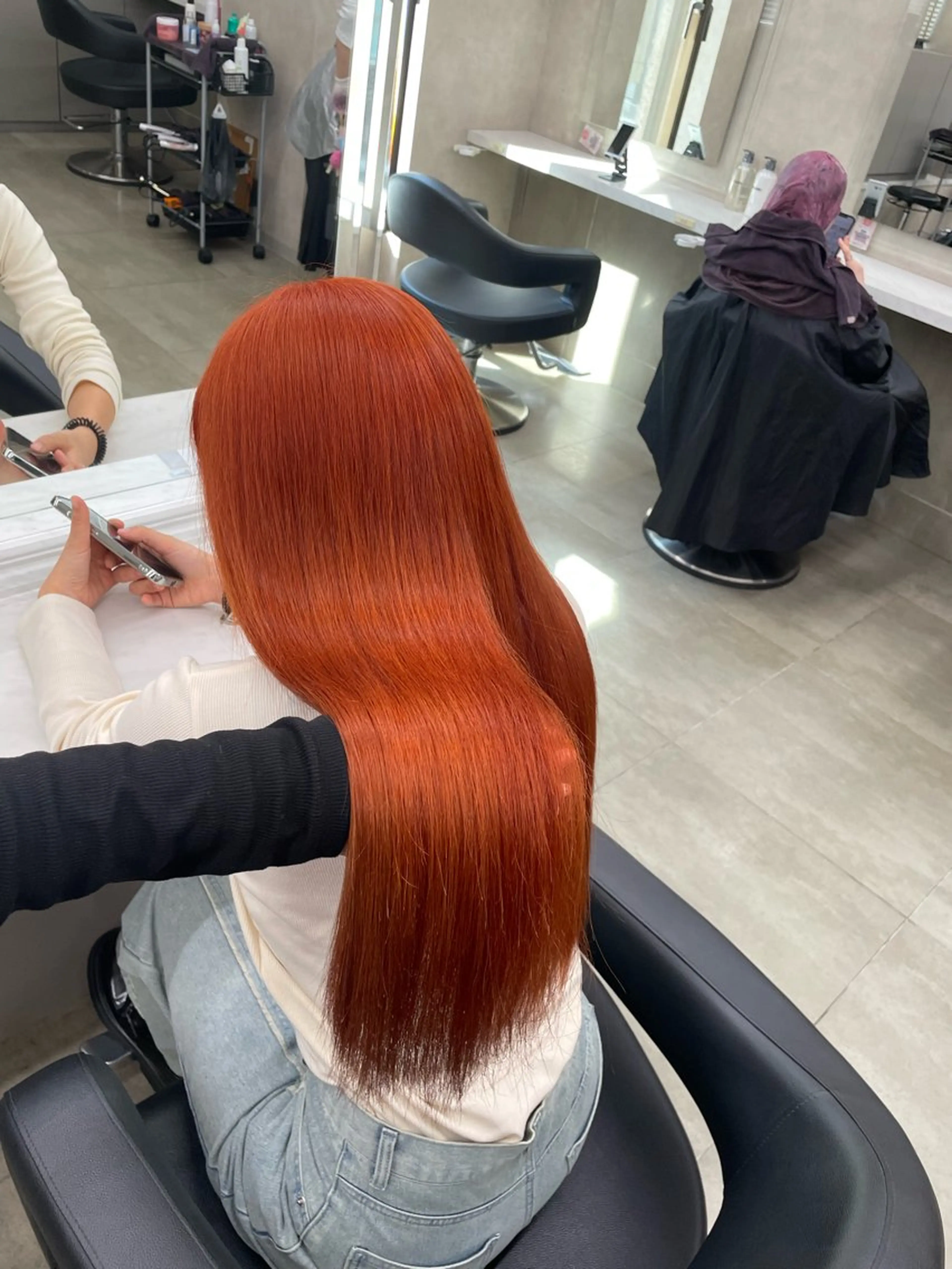 ロング カラー ヘアアレンジ ヘアカラー トリートメント ヘアセット 💗横浜美容室 💗HARUNAのヘアスタイル