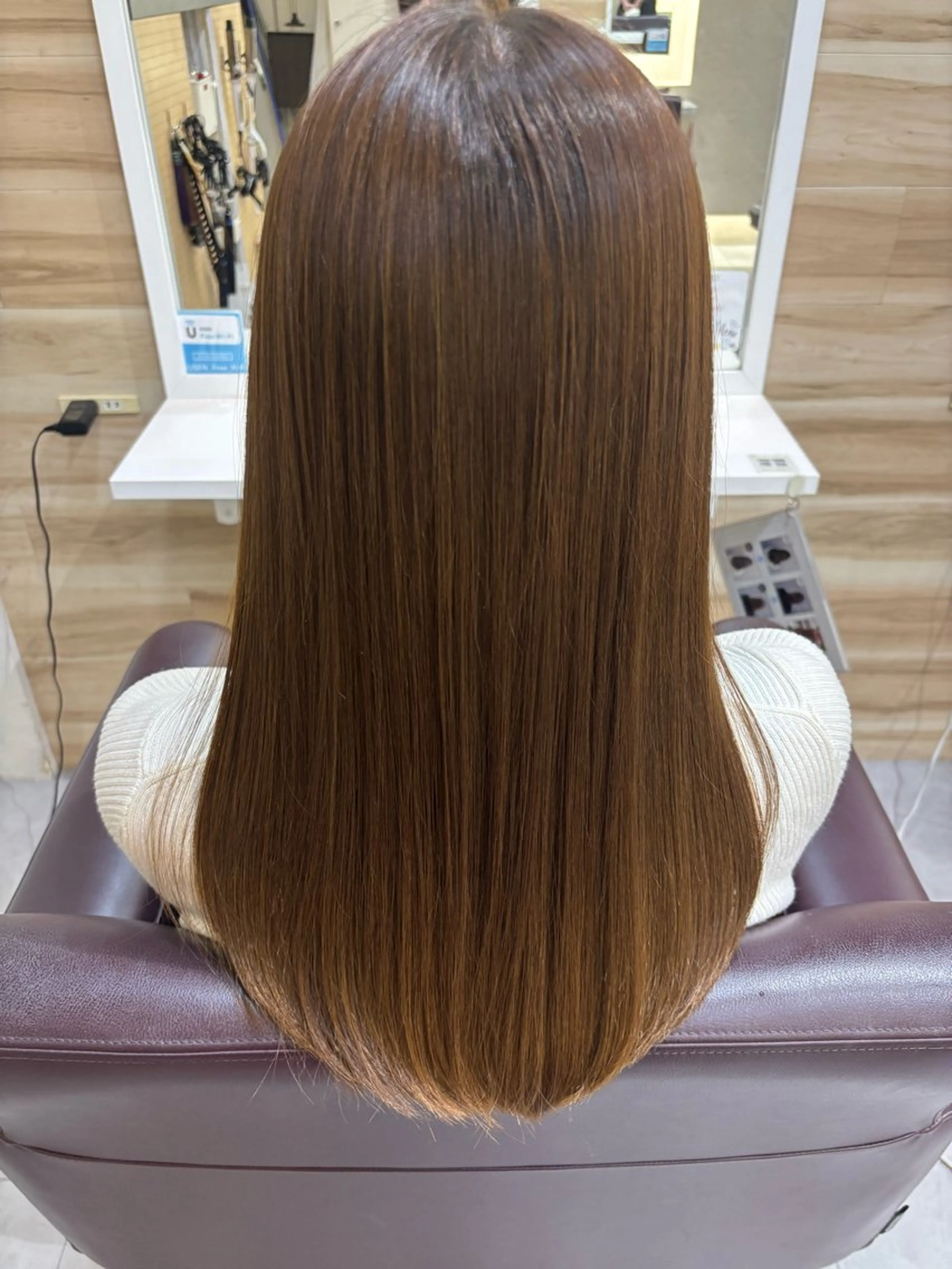 ロング 長岡 明音のヘアスタイル