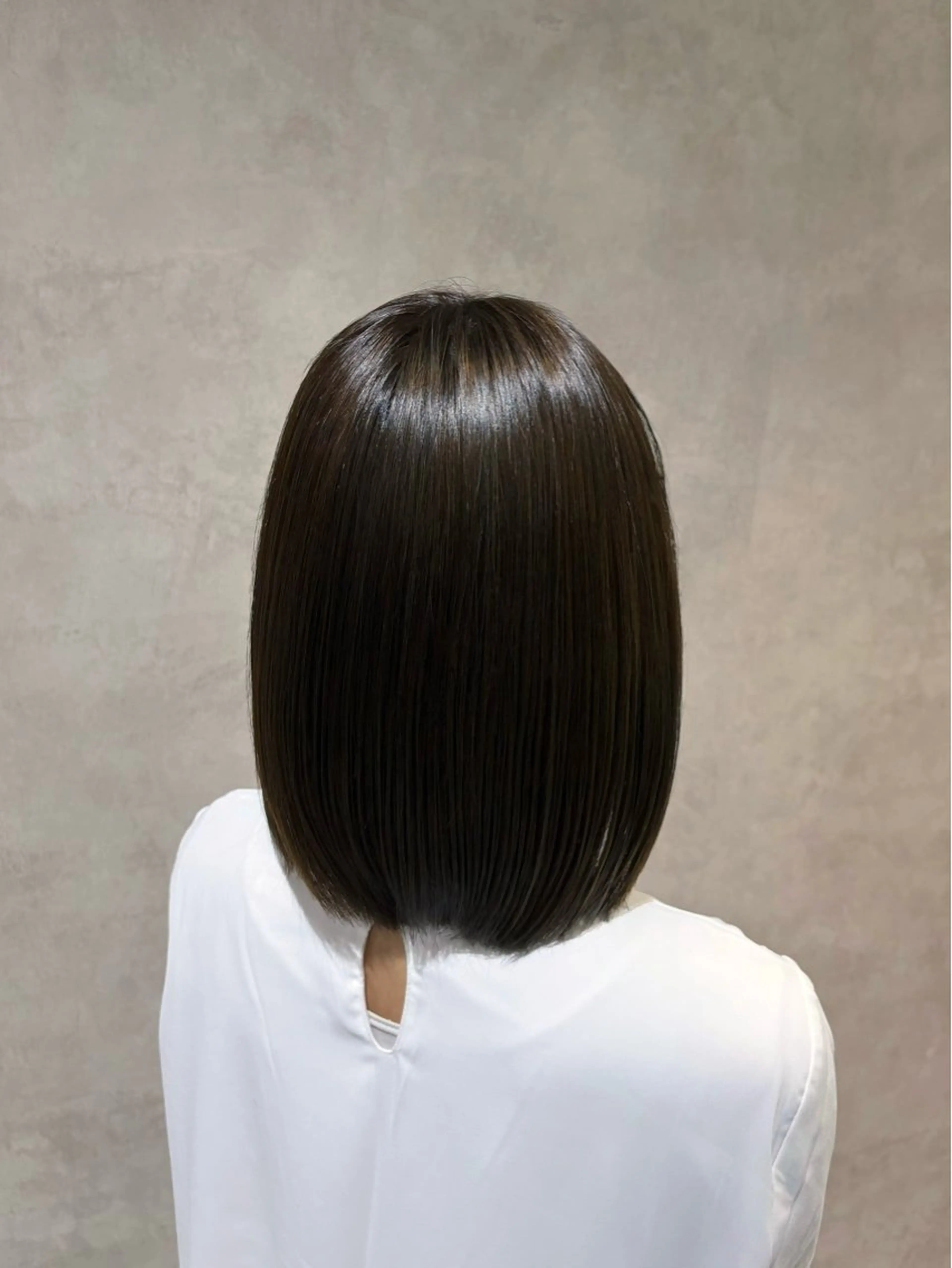 ミディアム カラー ヘアカラー トリートメント 《.Xian》 アカリ/艶髪カラーのヘアスタイル