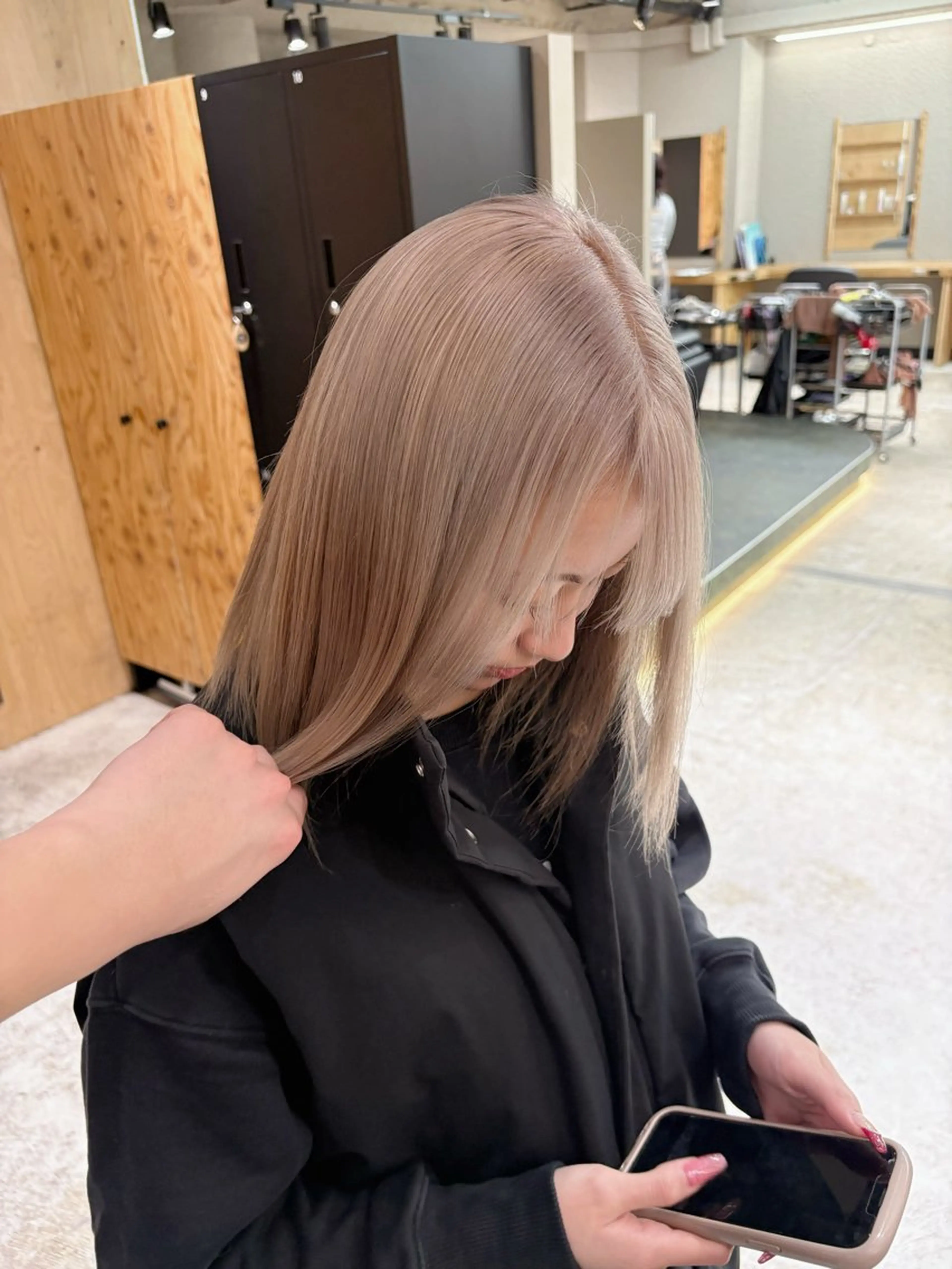 セミロング ヘアカラー トリートメント 🏅EIGHT難波/ 【店長】タモツのヘアスタイル