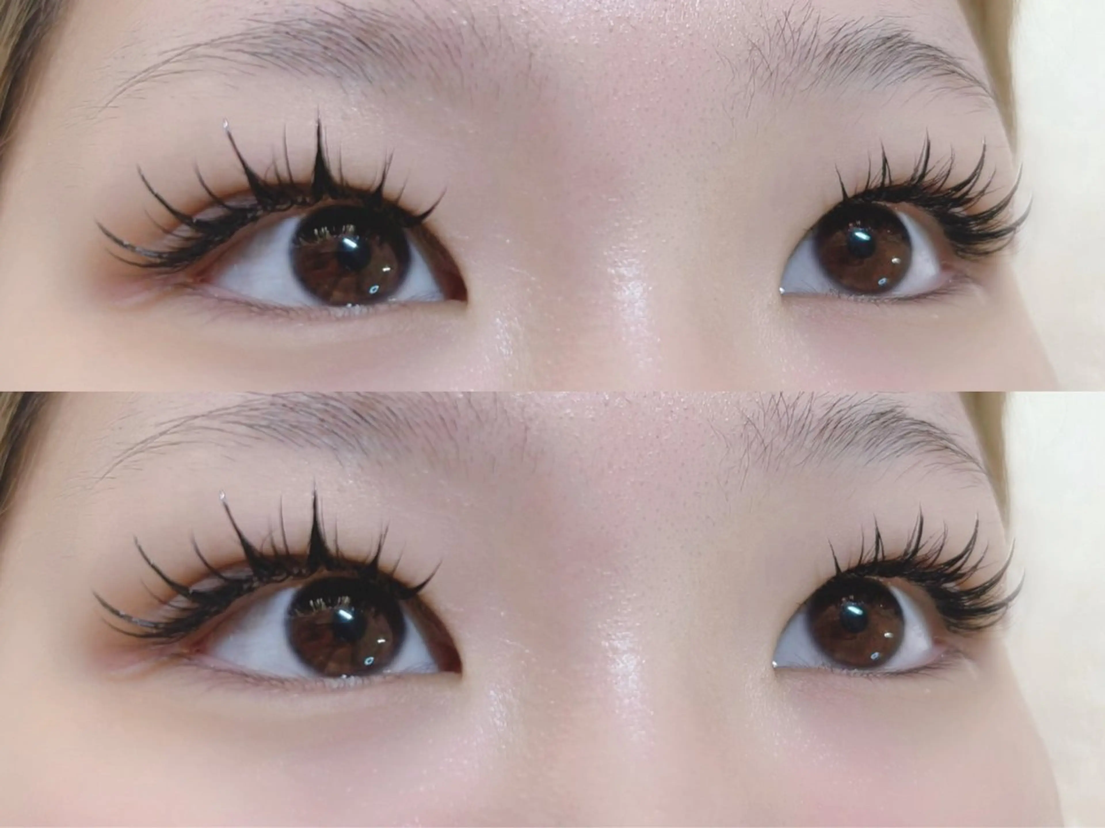 マツエク・マツパ 付け放題 バインドロック 束感まつ毛 フラットラッシュ パリジェンヌラッシュリフト マツエク オーロラ所属・AURORA RINAのマツエク・マツパデザイン