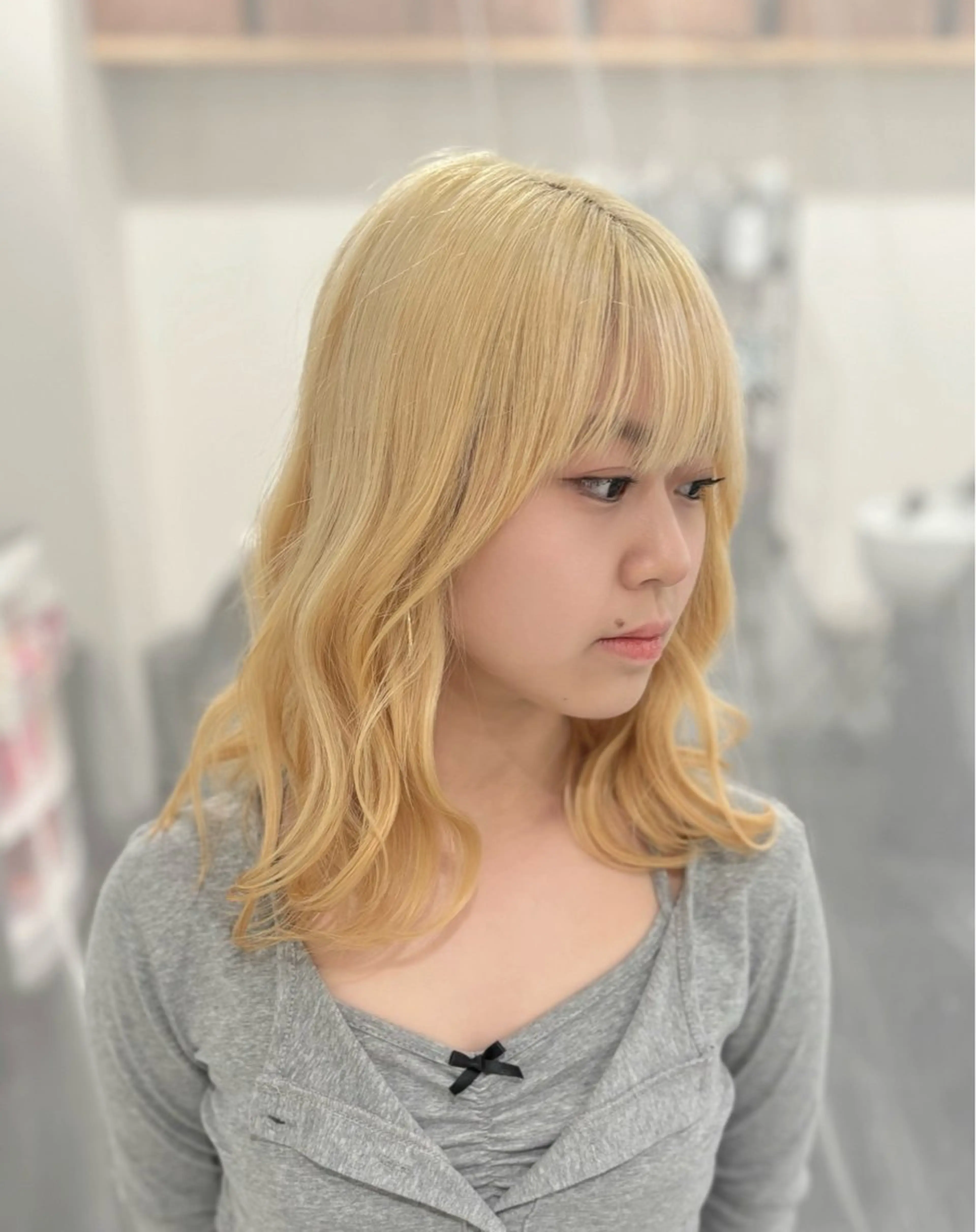 ロング カラー ヘアカラー トリートメント GaKu/ハイトーン /ブリーチ/レイヤーのヘアスタイル