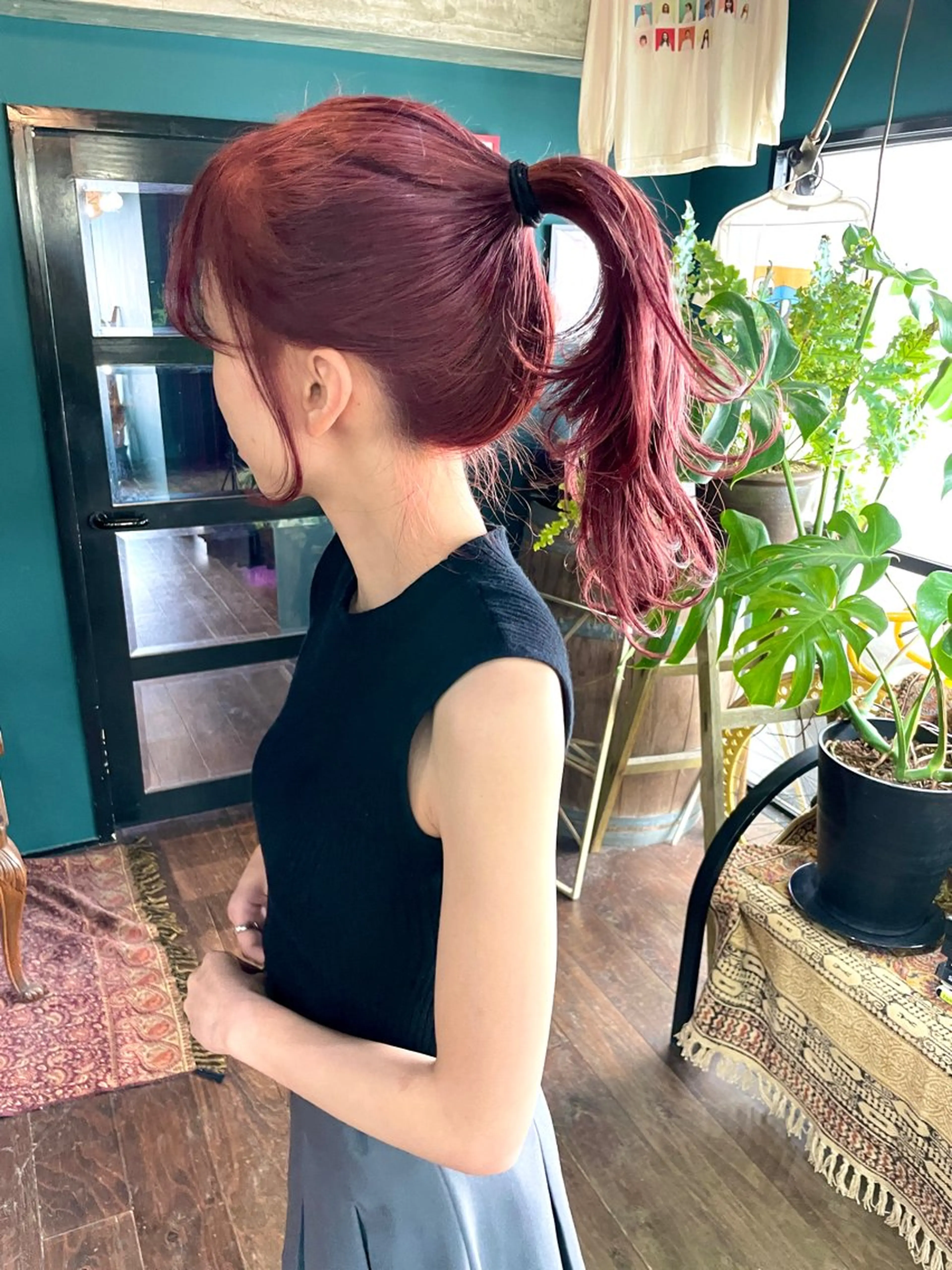セミロング カット ヘアカラー トリートメント vivre libreのヘアスタイル