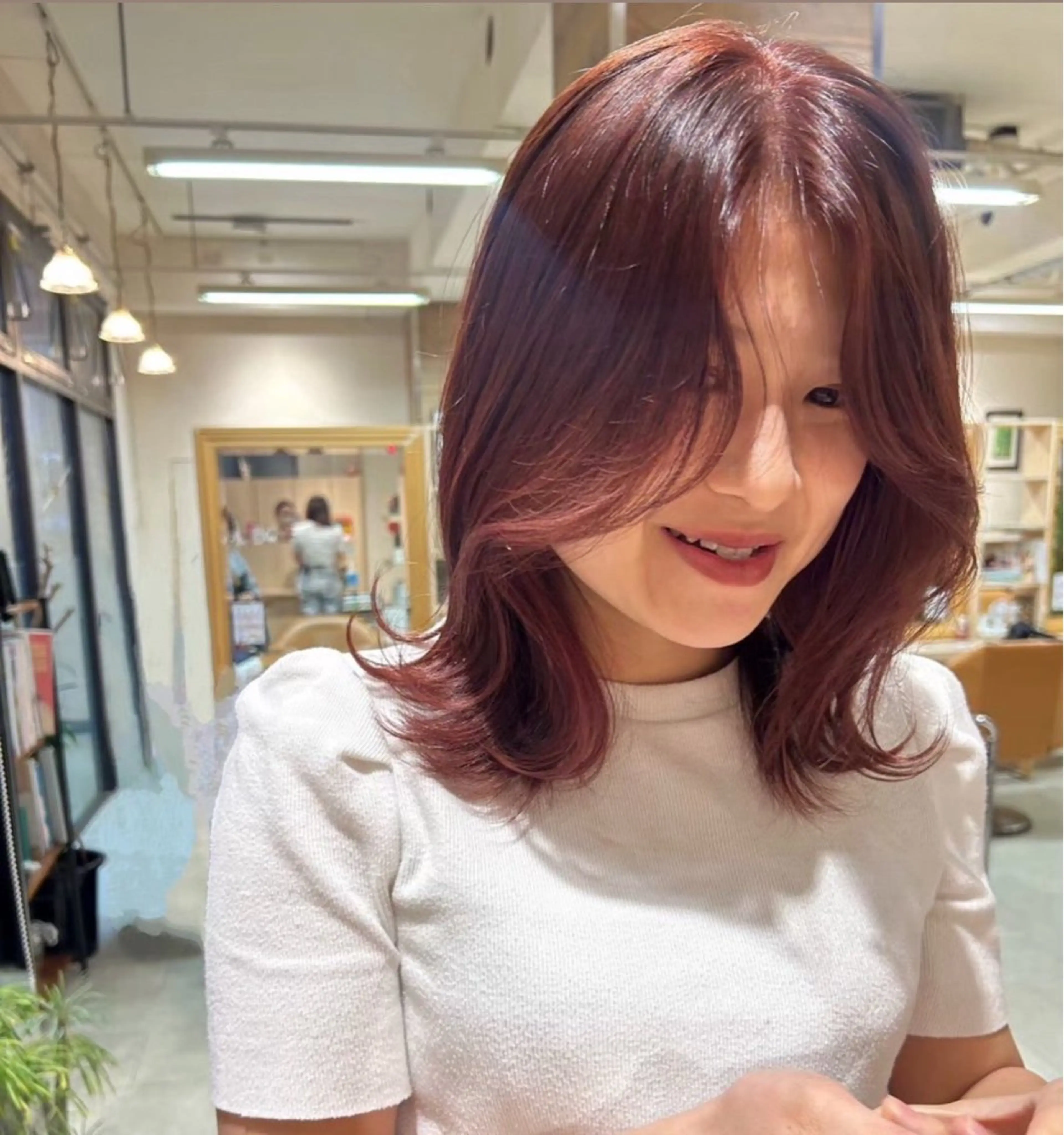 ミディアム トリートメント ヘッドスパ Koharu🍓/ 透明感/艶髪のヘアスタイル