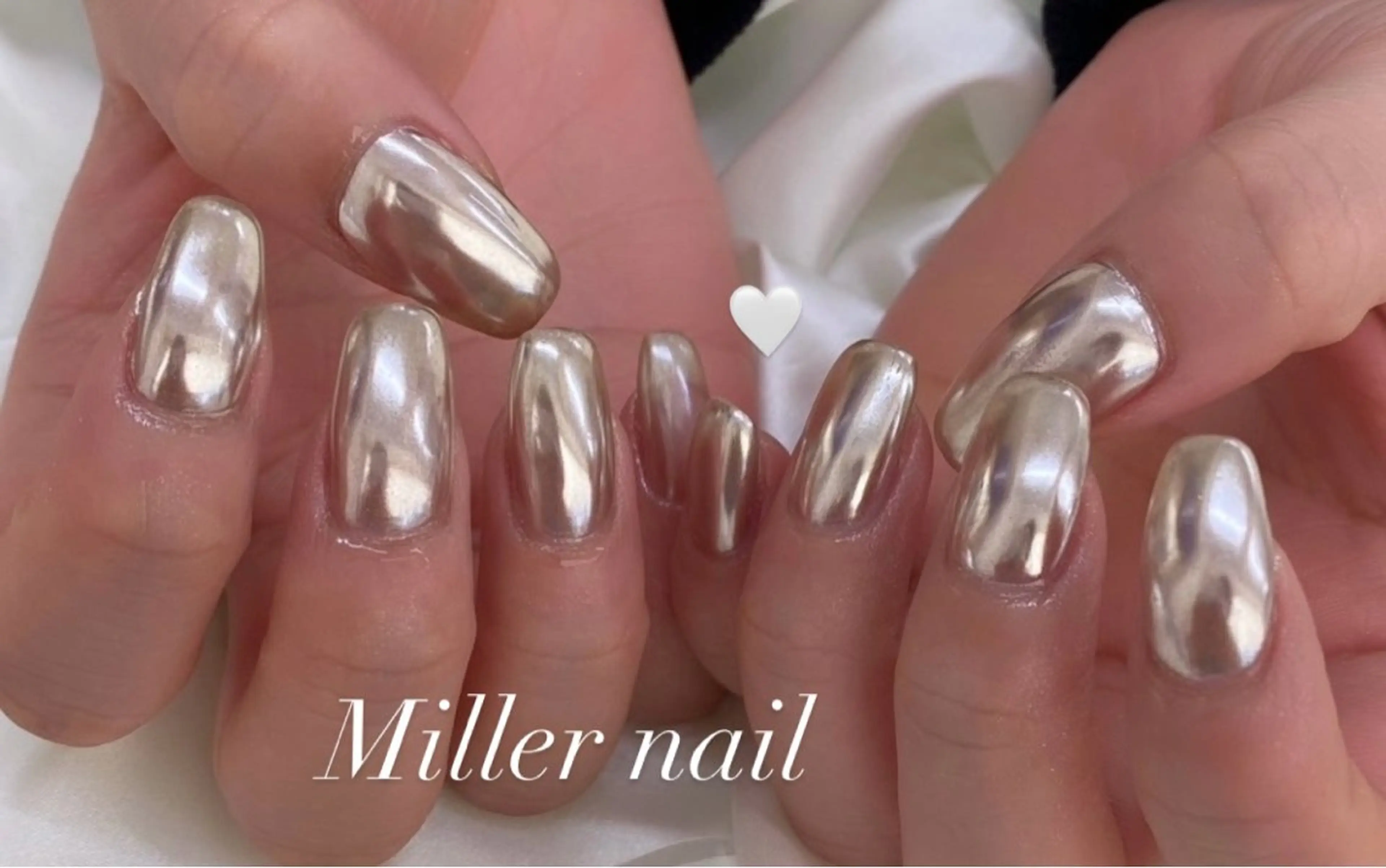 ネイル フラッシュネイル 韓国ネイル マグネットネイル ミラーネイル 春ネイル Moana manamiのネイルデザイン