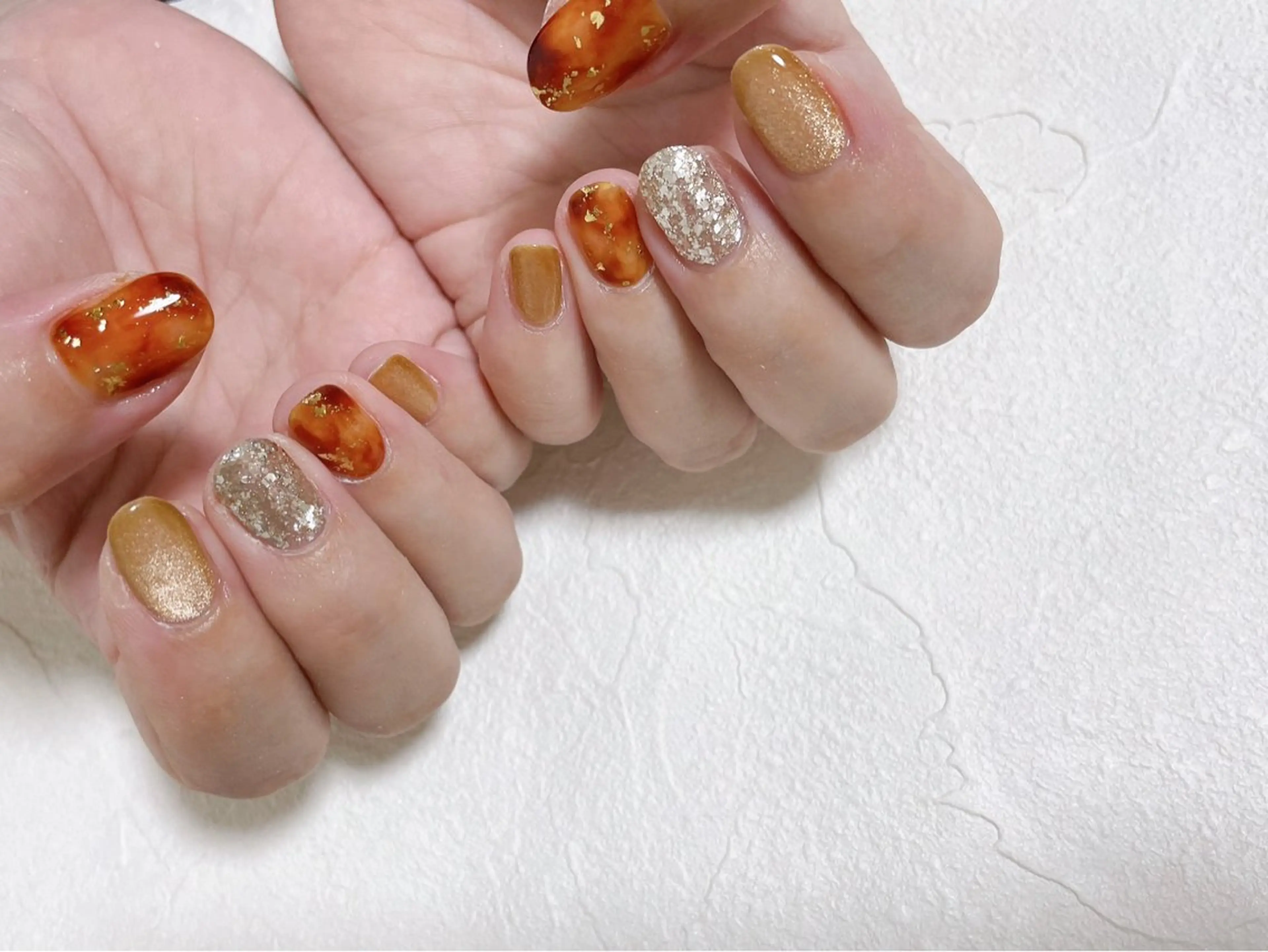 ネイル オーロラネイル フットネイル フレンチネイル ジェルネイル 韓国ネイル ハンドネイル kikinail 溝の口のネイルデザイン