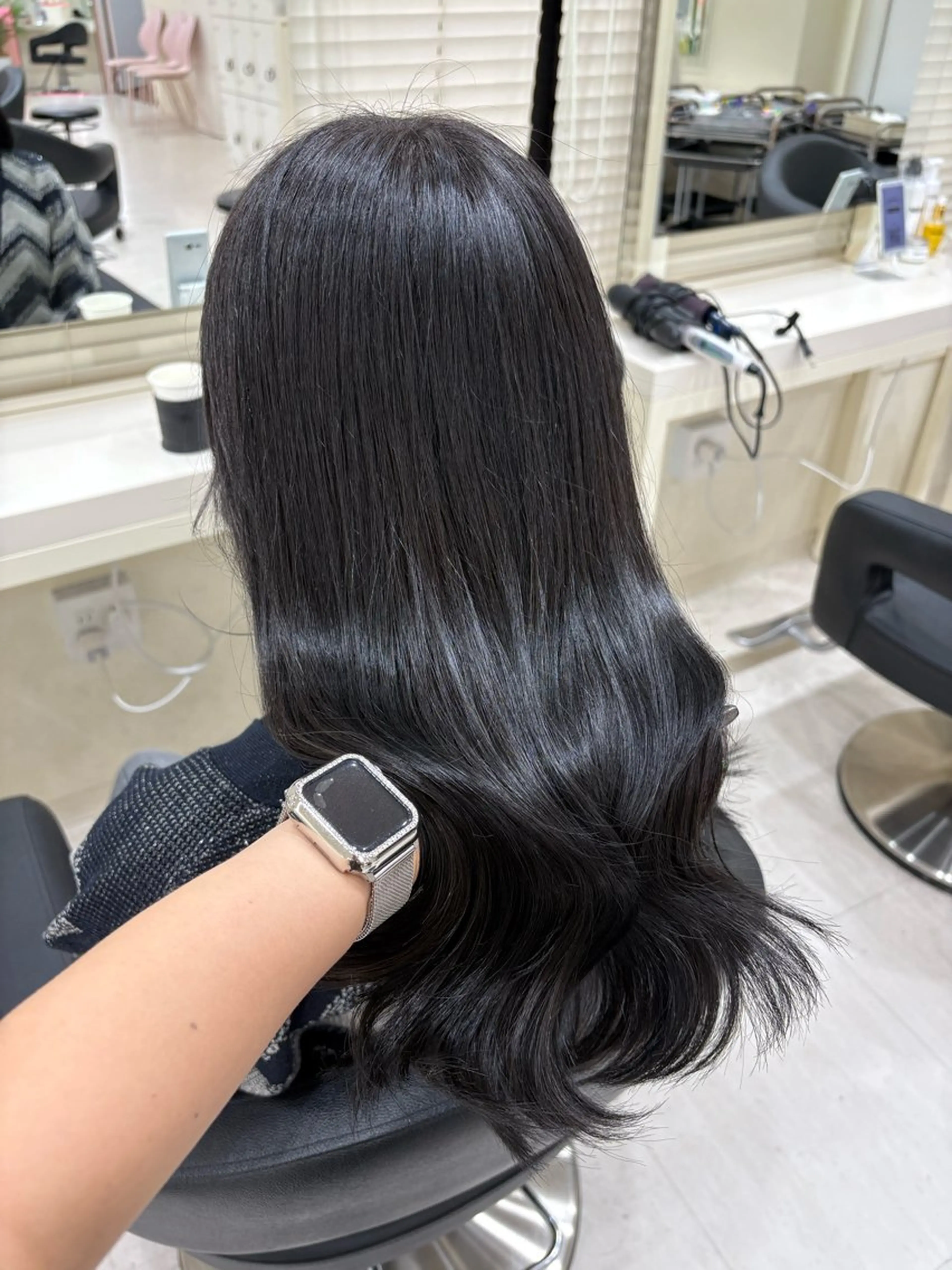 ロング カラー ヘアアレンジ ヘアカラー 💟RINNA 艶カラー💟のヘアスタイル