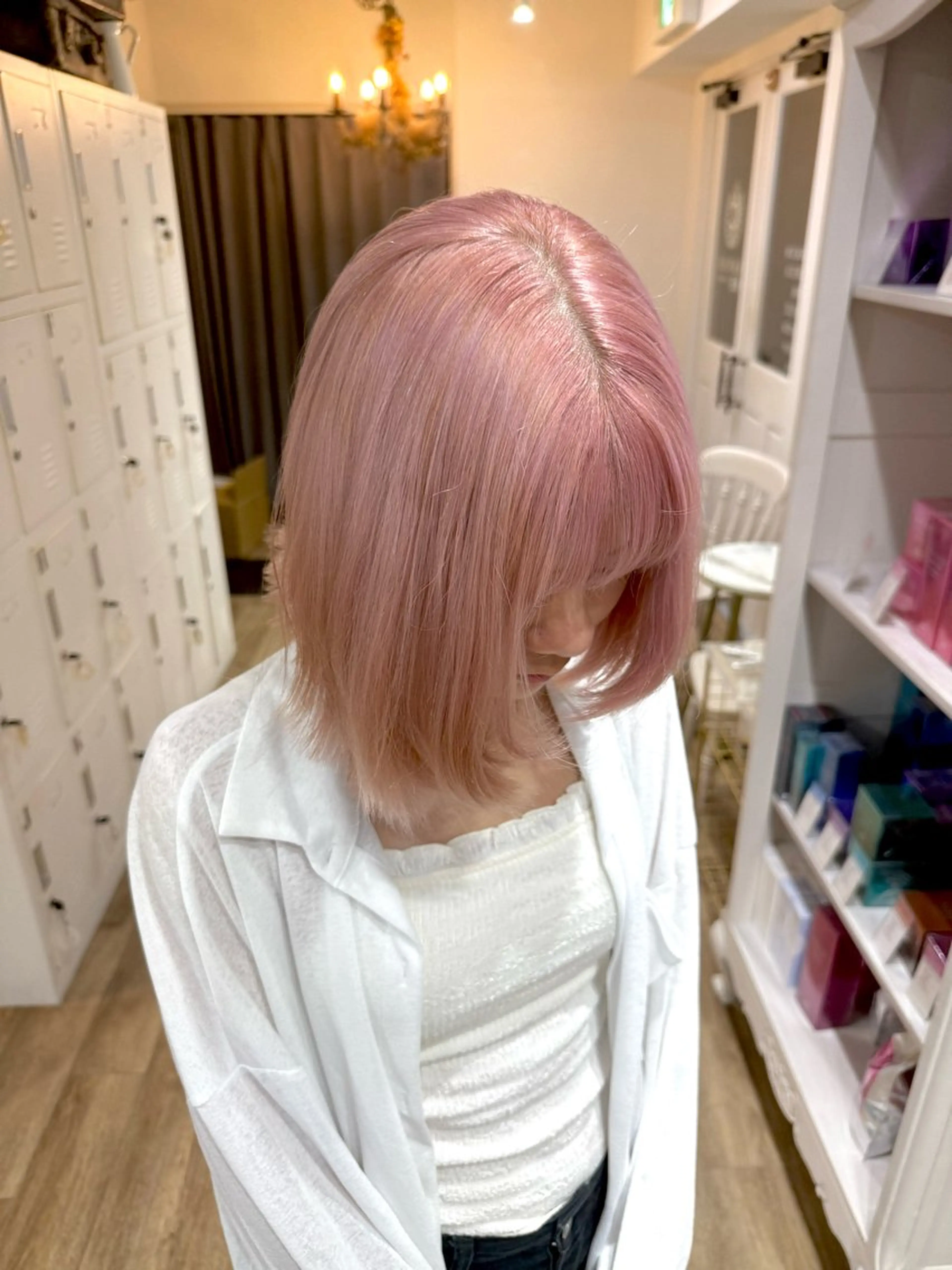 ショート カラー Risa🐈⬛/ グレージュ/透明感のヘアスタイル