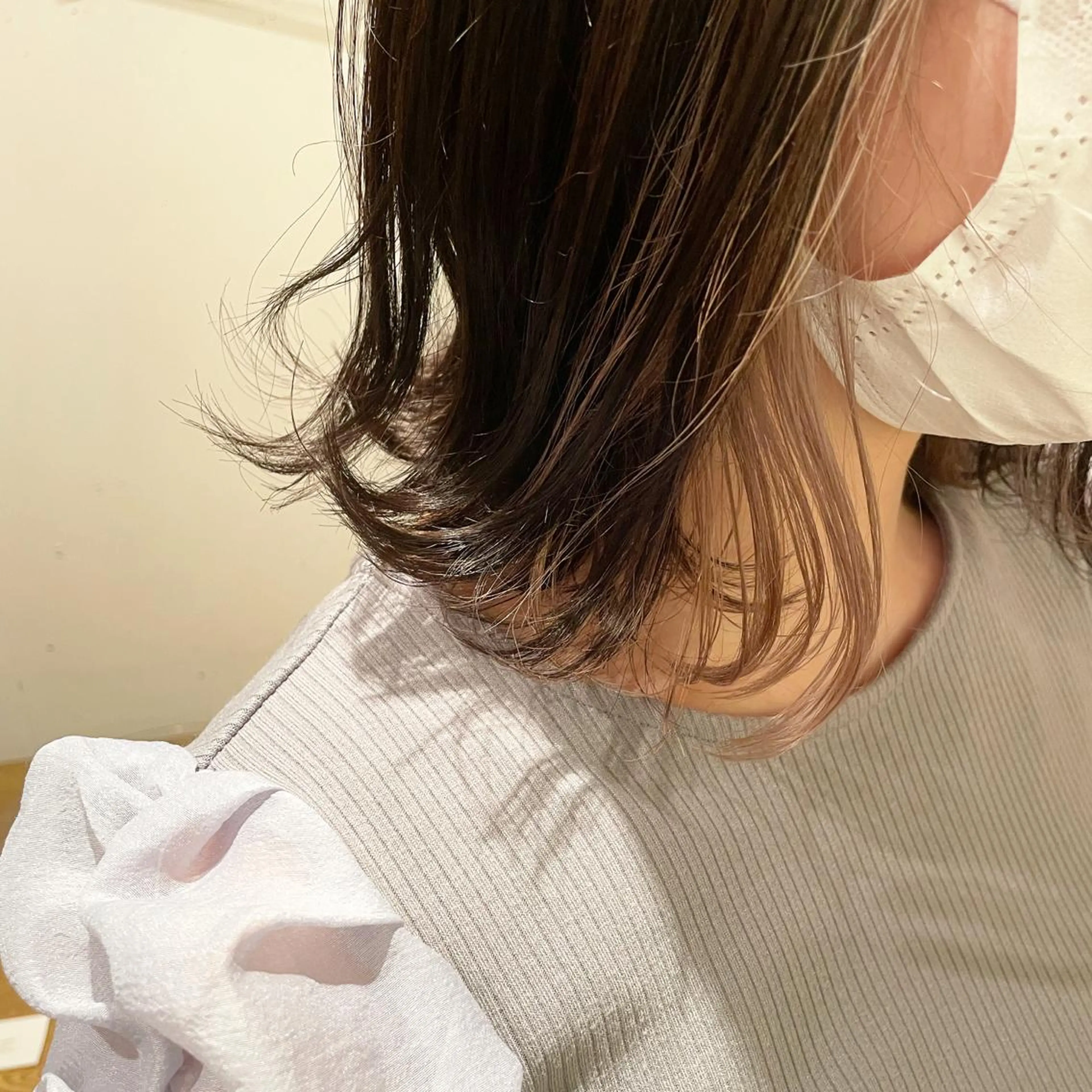 ショート カラー パーマ ヘアアレンジ ヘアカラー 鴫原 亜弥のヘアスタイル