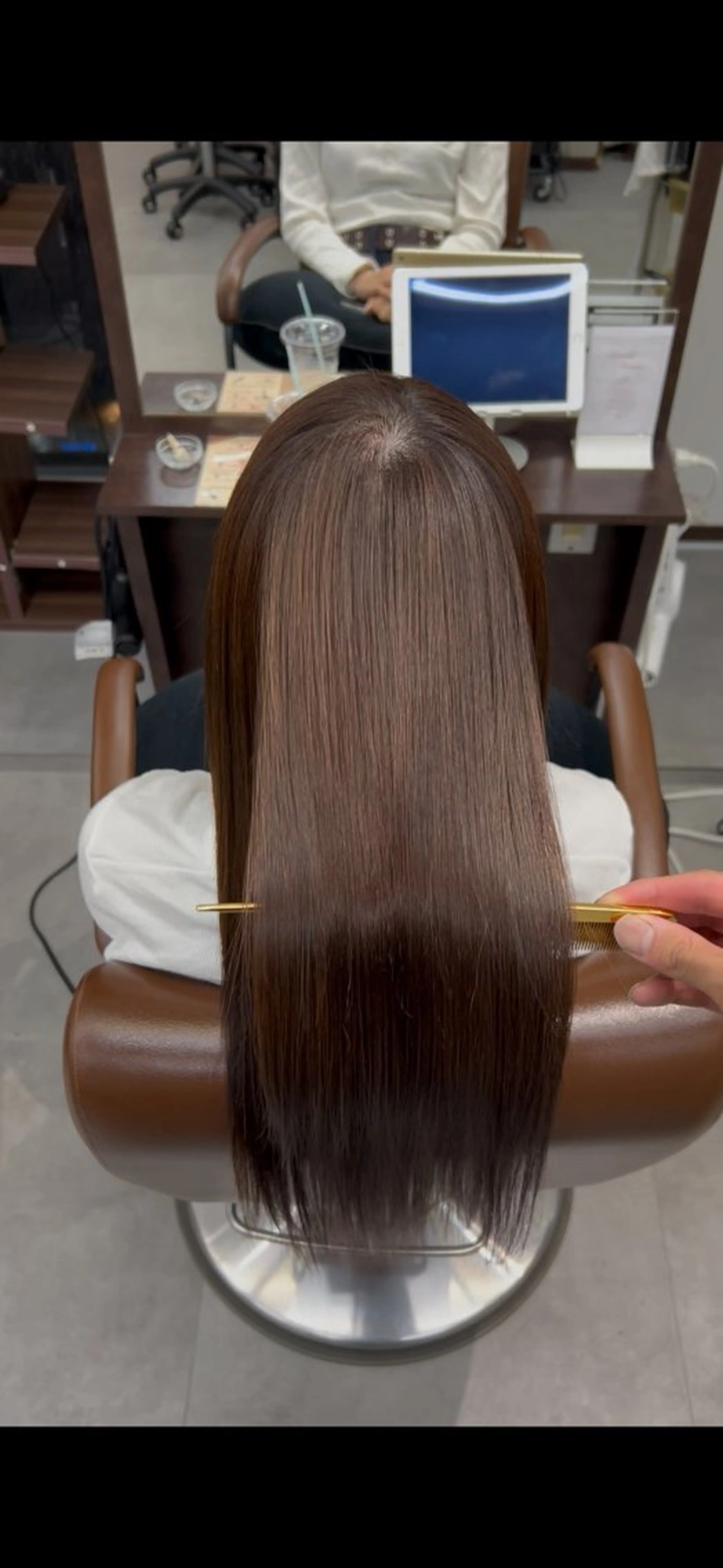 ロング ゆな ユナのヘアスタイル