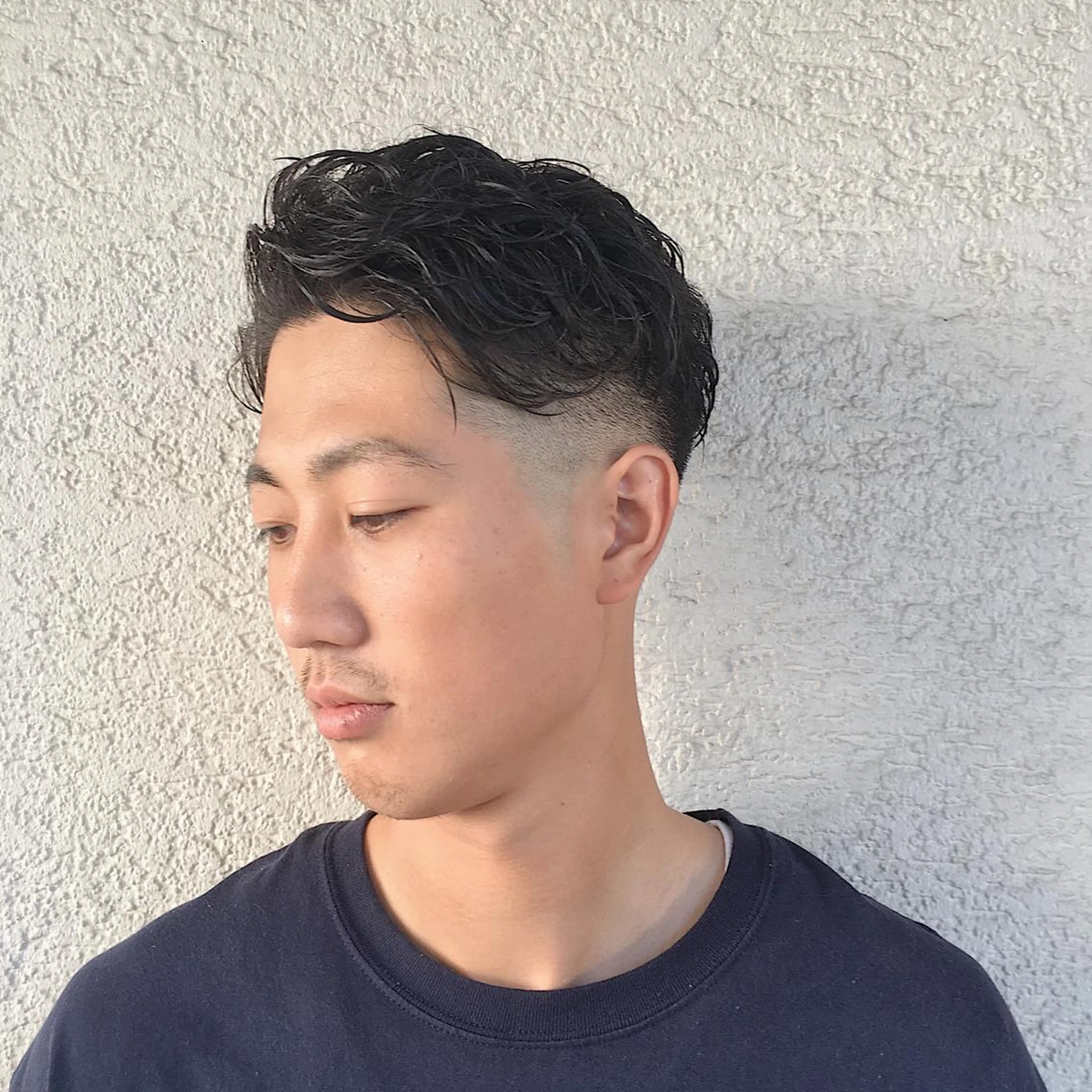 パーマ メンズ 刈り上げ メンズサロン rootのヘアスタイル