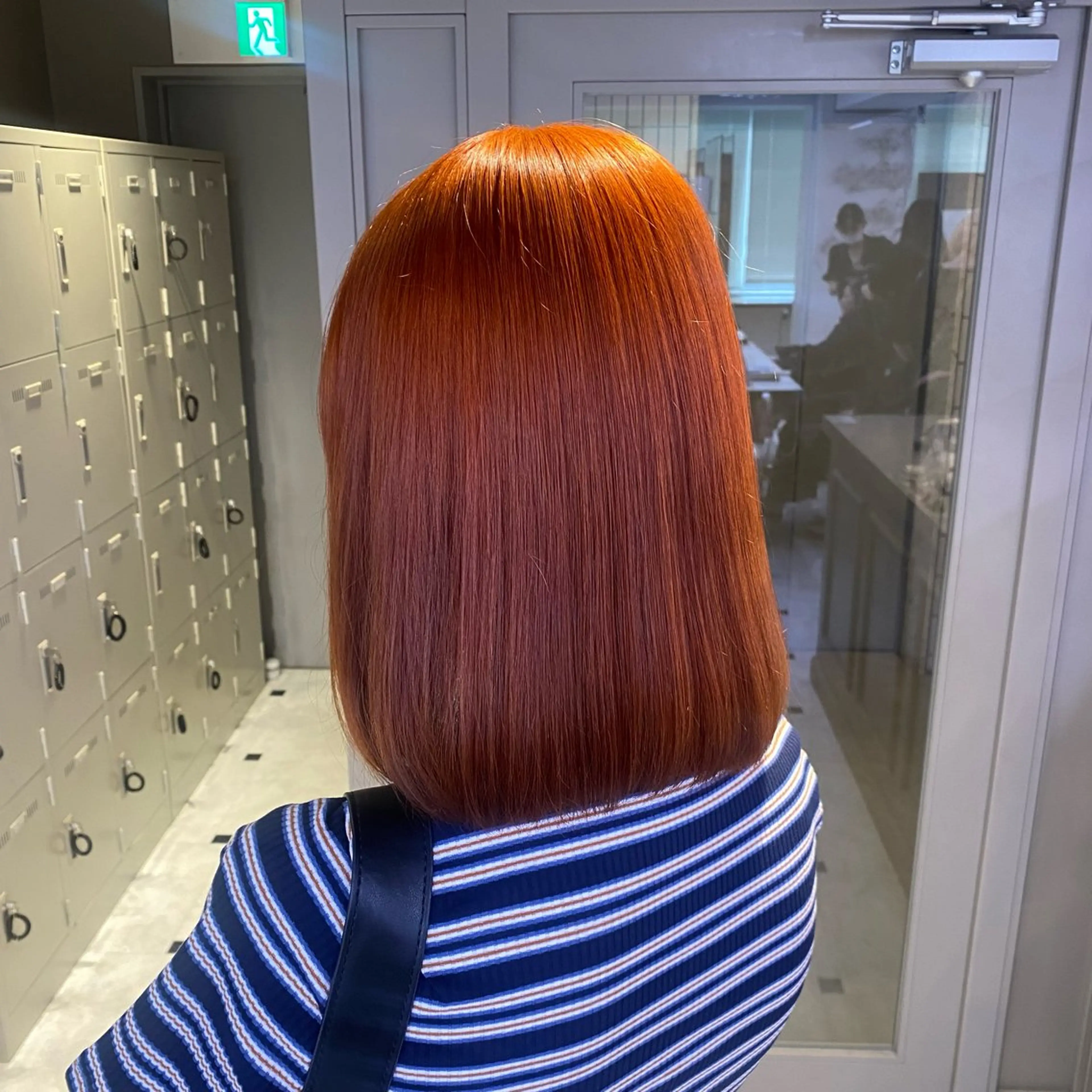 セミロング カラー 透明感ベージュカラー 🪞上野🪞AIのヘアスタイル