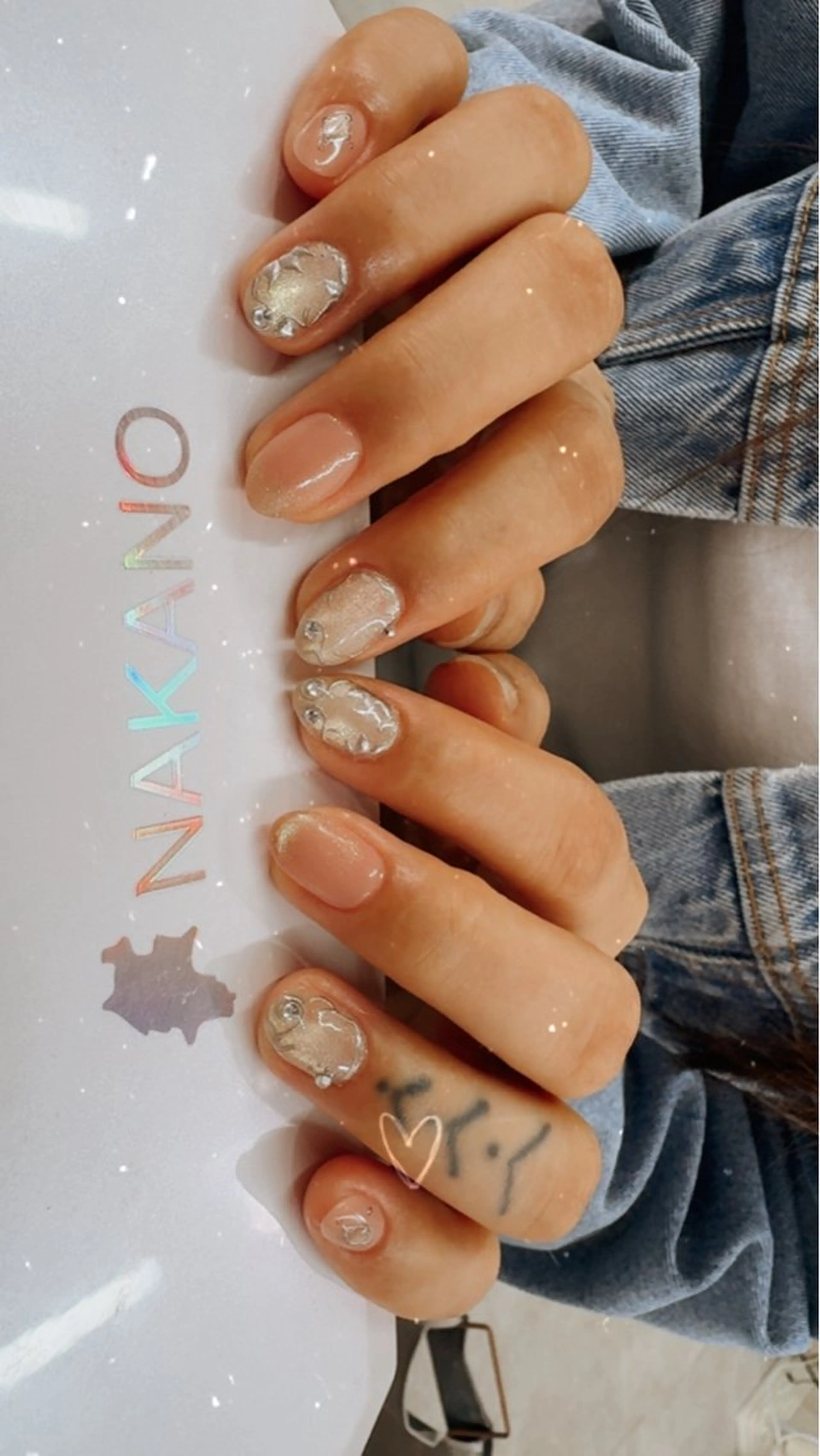 ネイル アートネイル フレンチネイル ジェルネイル マグネットネイル Beloved アンビカ🫧大宮店✨のネイルデザイン