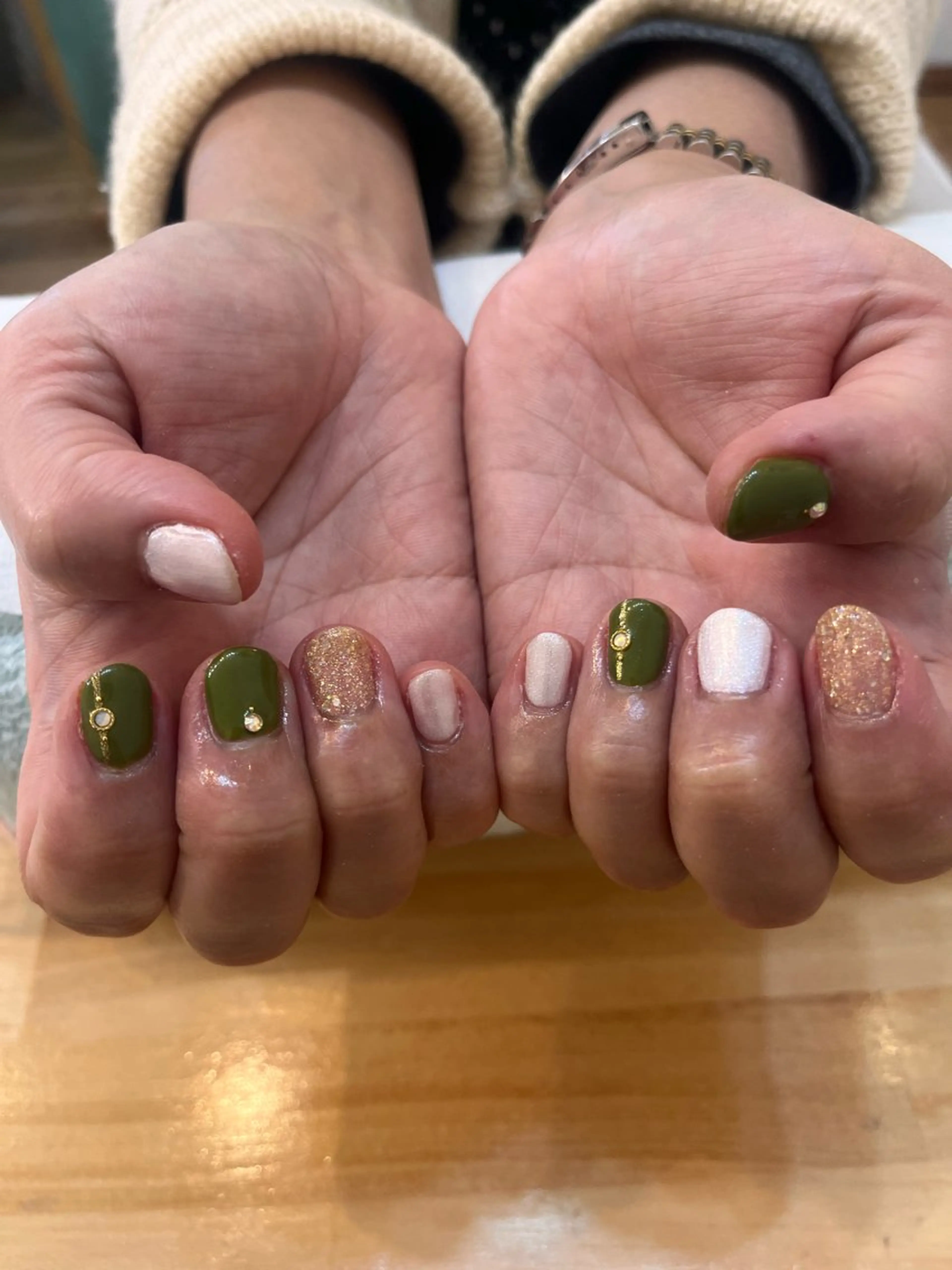 ネイル シンプルネイル nailAlaia 妙典店   アイリのネイルデザイン