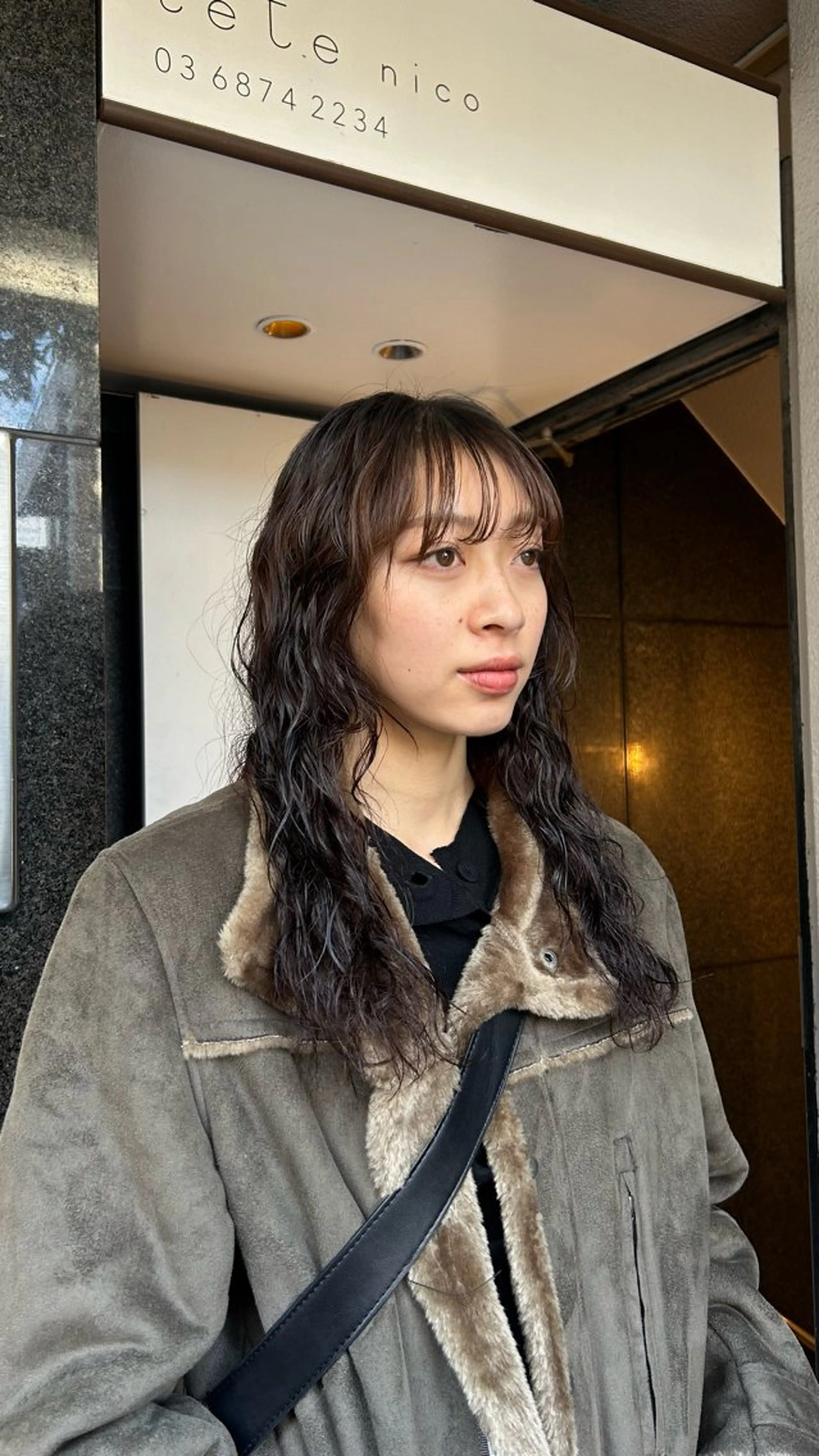 ロング カラー パーマ ロング トリートメント ニュアンスパーマ カット ヘアカラー パーマ トリートメント 🌿ボブ パーマ高橋啓太🌿のヘアスタイル