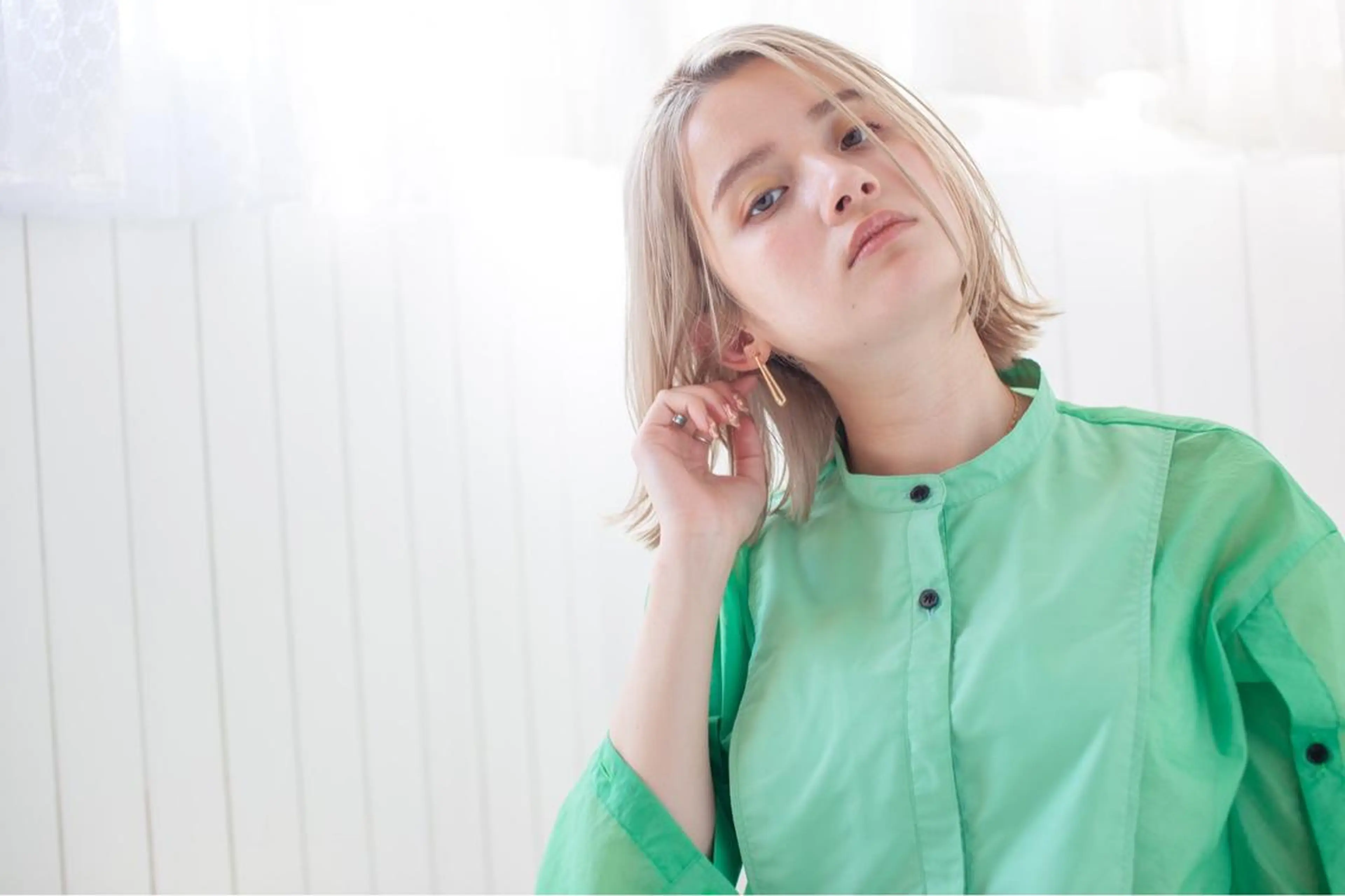 ミディアム カラー ボブ 福島成美/髪質改善 縮毛矯正/カラーのヘアスタイル