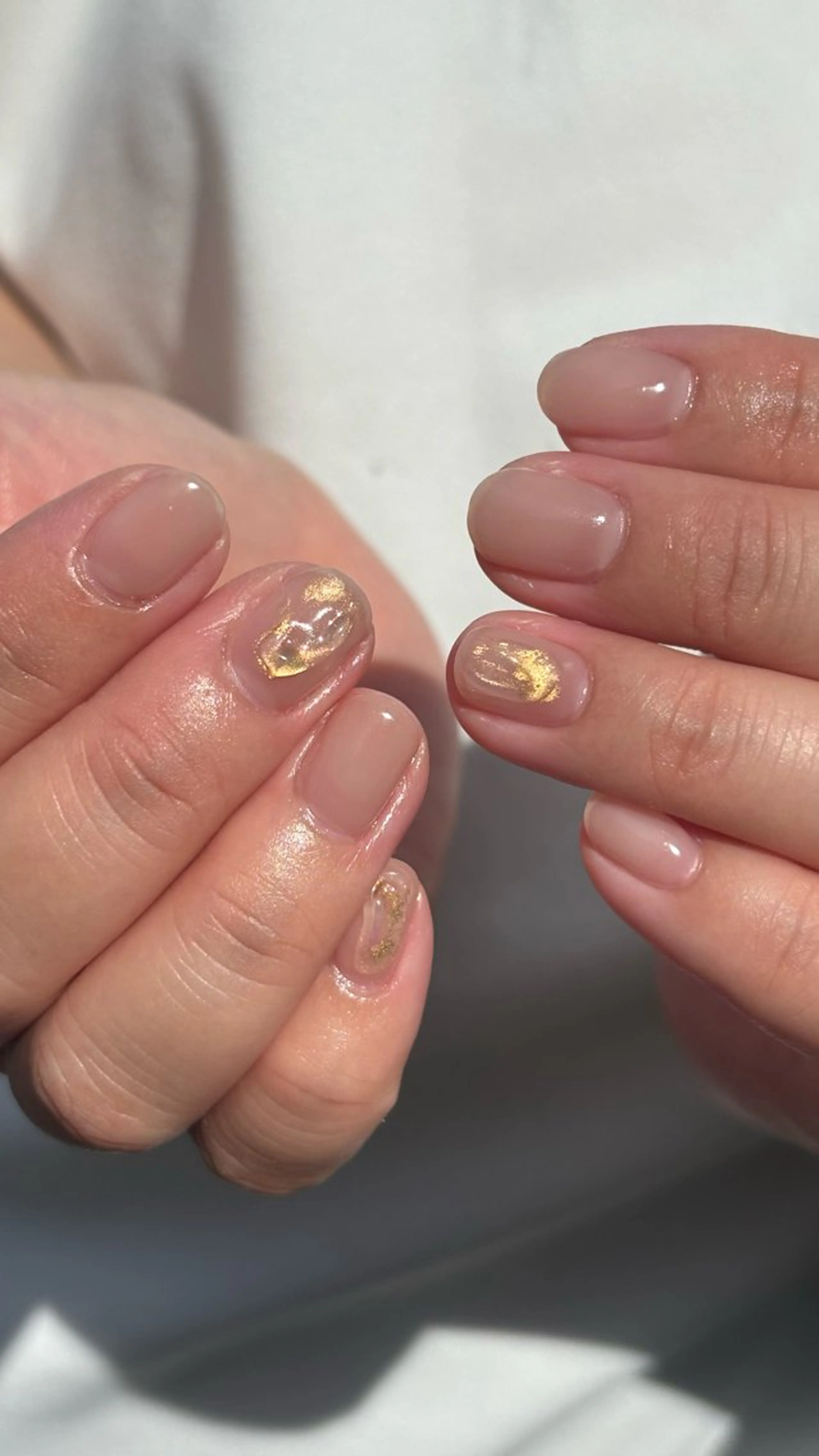 ネイル ニュアンスネイル シンプルネイル Umi Nail /Akariのネイルデザイン
